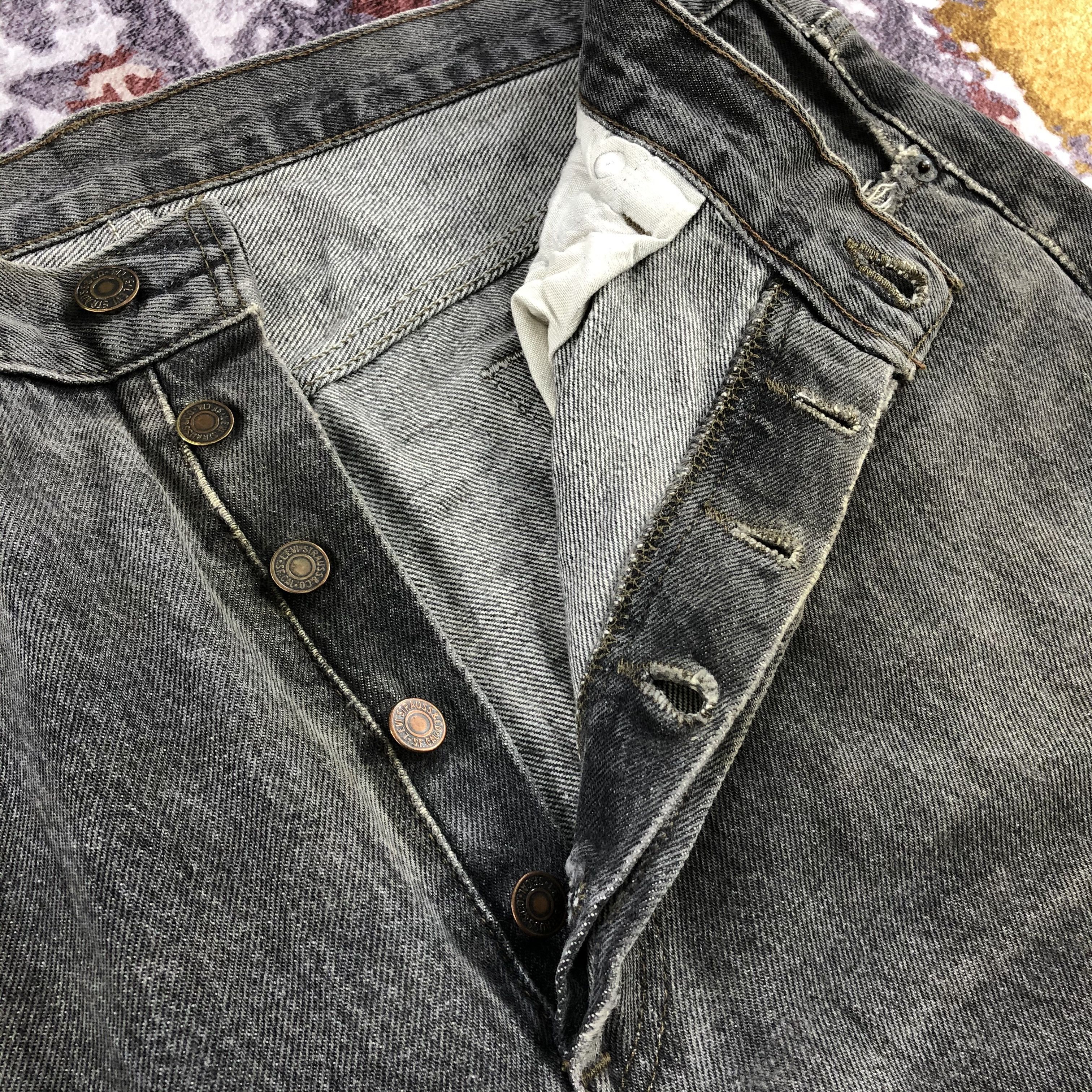 Levi's Vintage 90s Faded Black Levis 501 Jeans-JM2369 Size US 36 / EU 52 - 15 Thumbnail