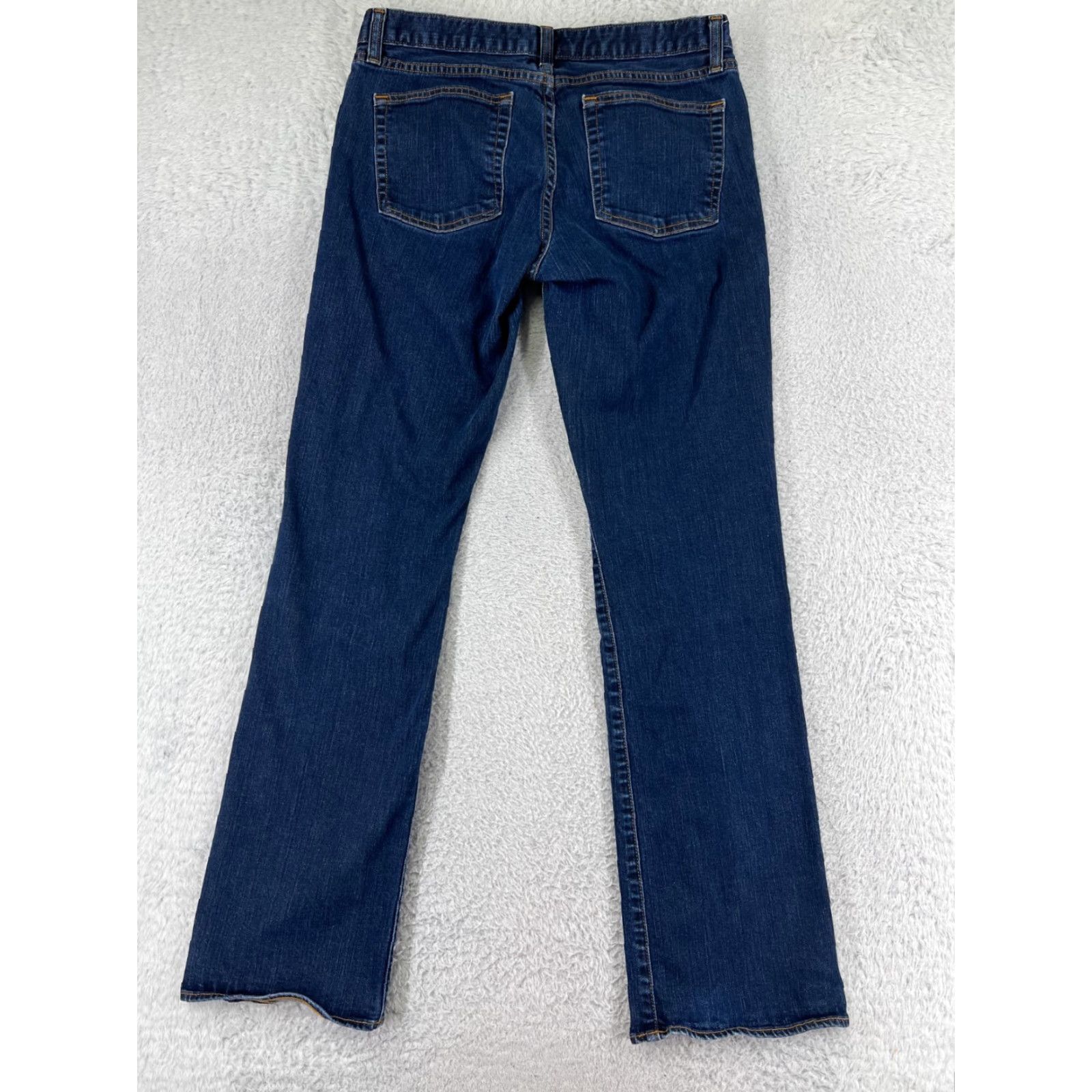 J.Crew J.Crew Jeans Womens 29 Blue Denim Bootcut Dark Wash Cotton Blend Western Shirt? Size 29" - 2 Thumbnail