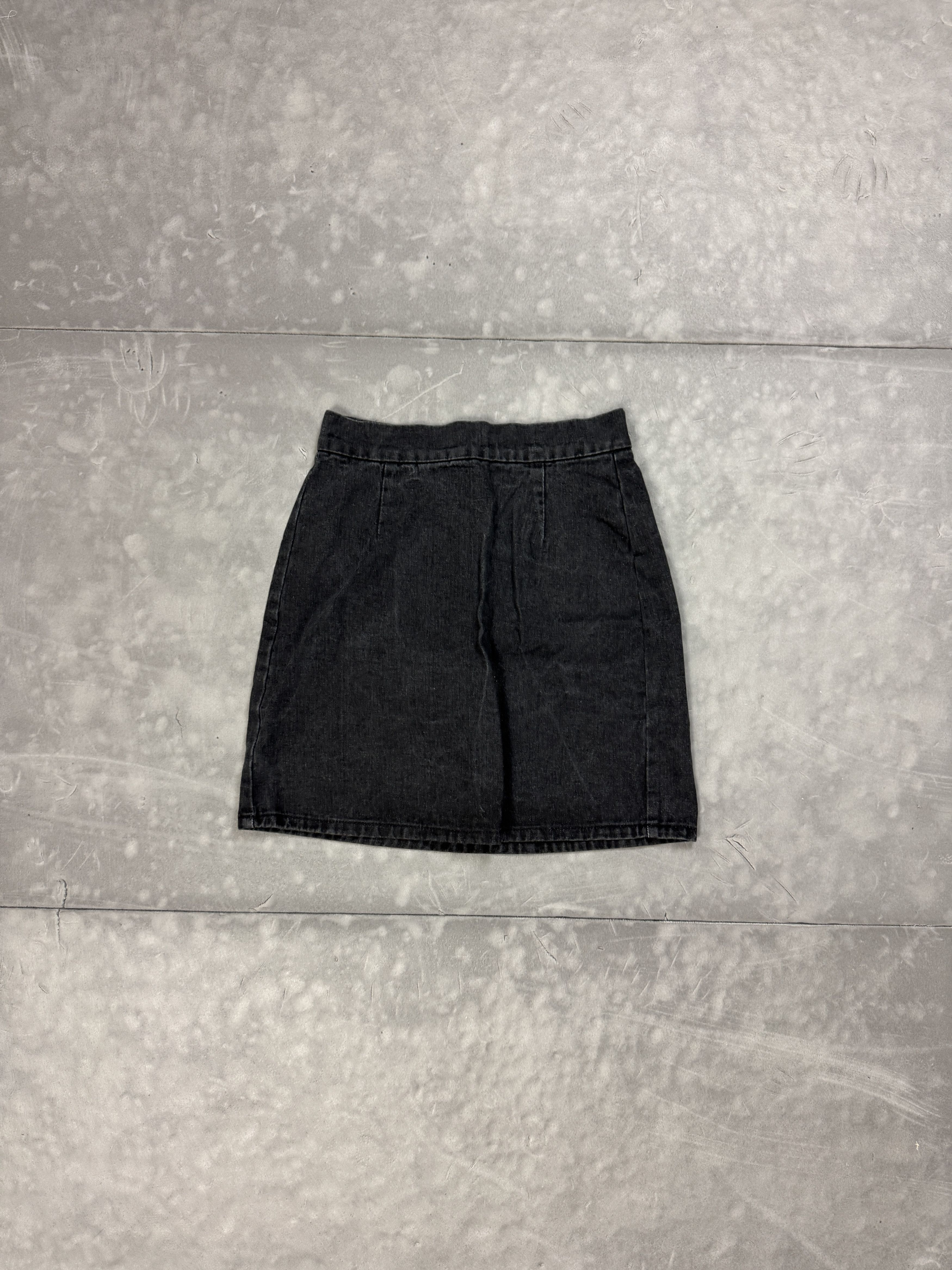 Denim & Co. Vintage Denim & Co Washed Mini Denim Skirt Retro (S) Size 27" / US 4 / IT 40 - 1 Thumbnail