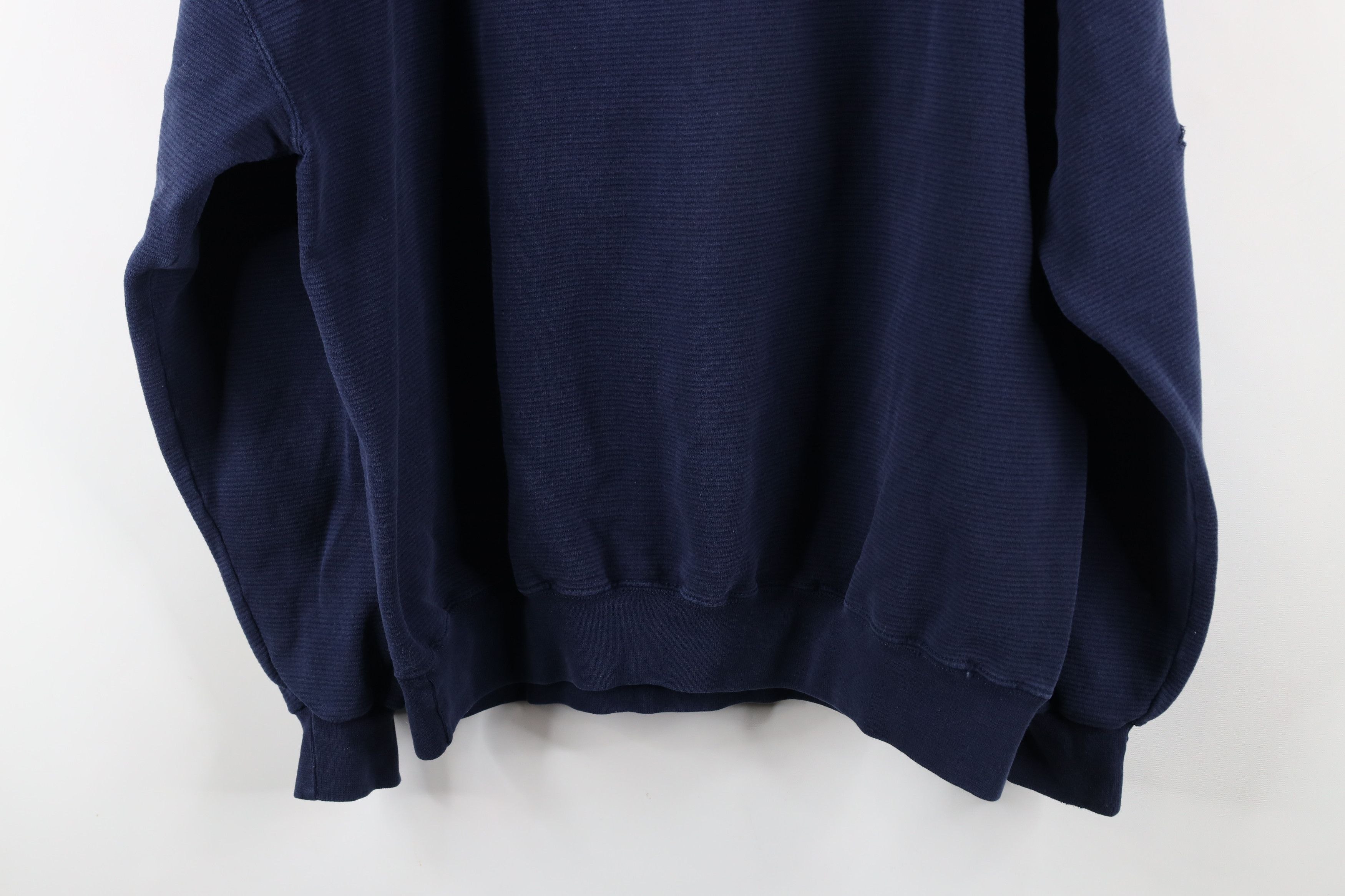 Vintage Vintage 90s Spell Out St Joseph Jaguars Sweatshirt Blue USA Size US XL / EU 56 / 4 - 14 Thumbnail