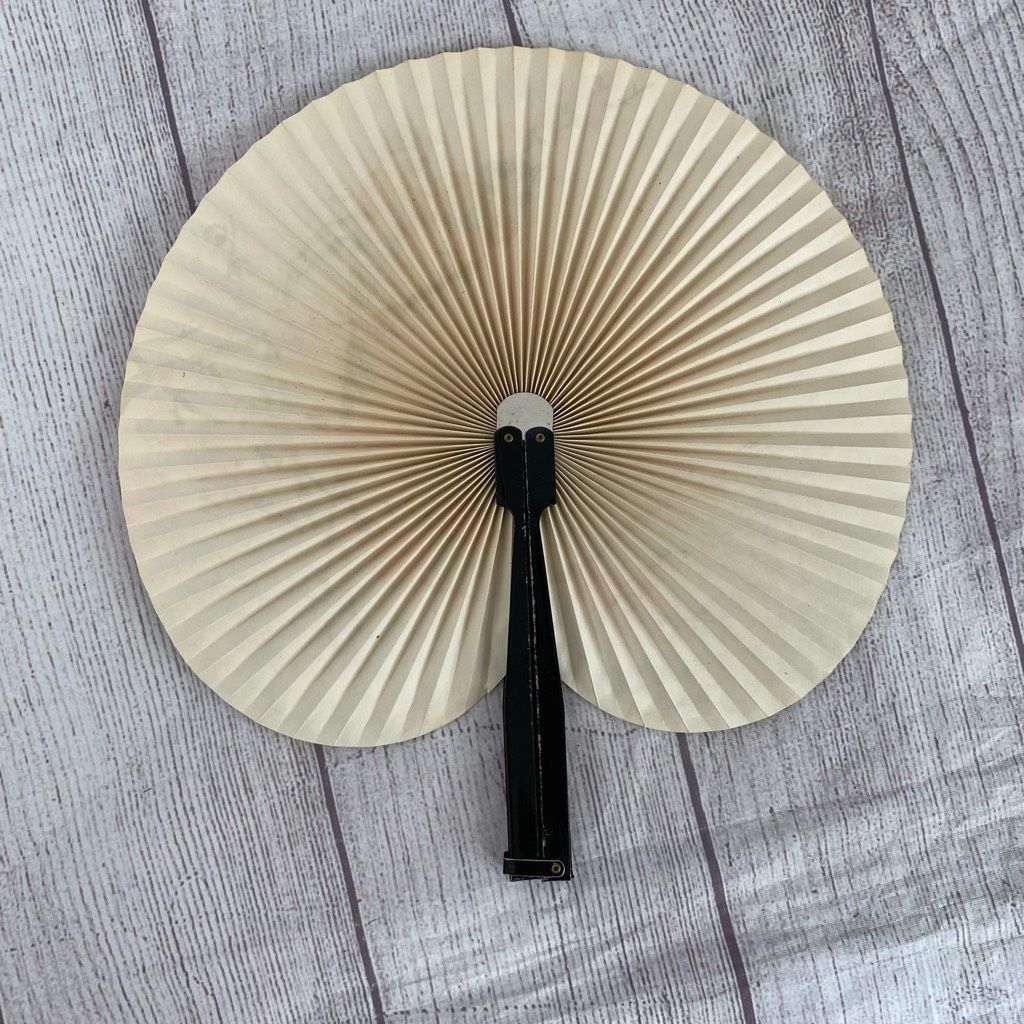 Other Vintage 1990’s bird/floral print accordion fan w/black handl Size ONE SIZE - 5 Thumbnail