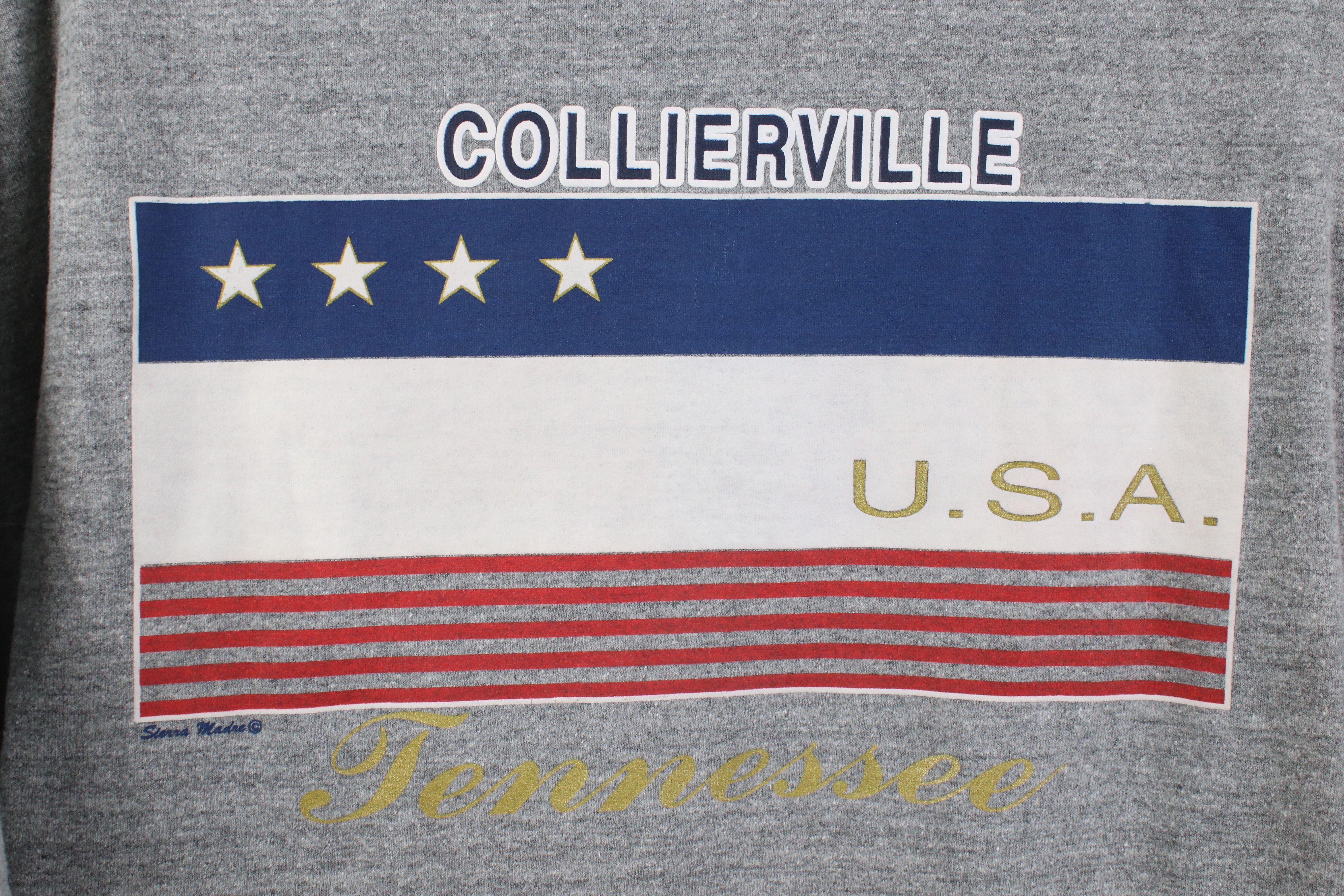 Vintage Vintage 90s Collierville Tennessee Flag Short Sleeve T-Shirt Size US M / EU 48-50 / 2 - 4 Thumbnail