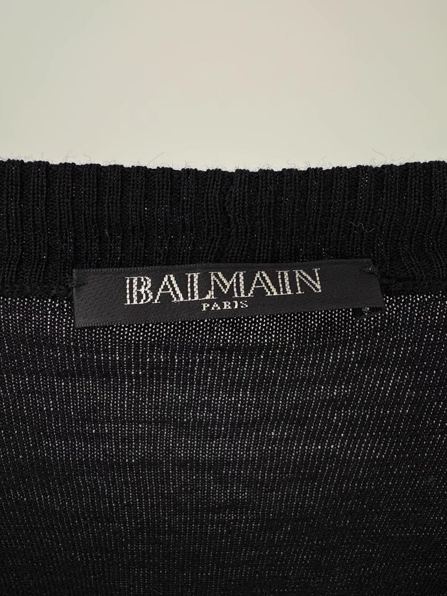 Balmain BALMAIN Striped Knit Cardigan Size US M / EU 48-50 / 2 - 3 Thumbnail