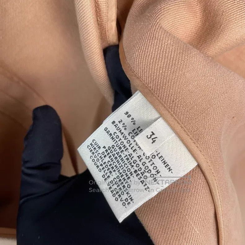 Hermes Hermes Linen Coat - Brown Size XXS / US 00 / IT 34 - 6 Thumbnail