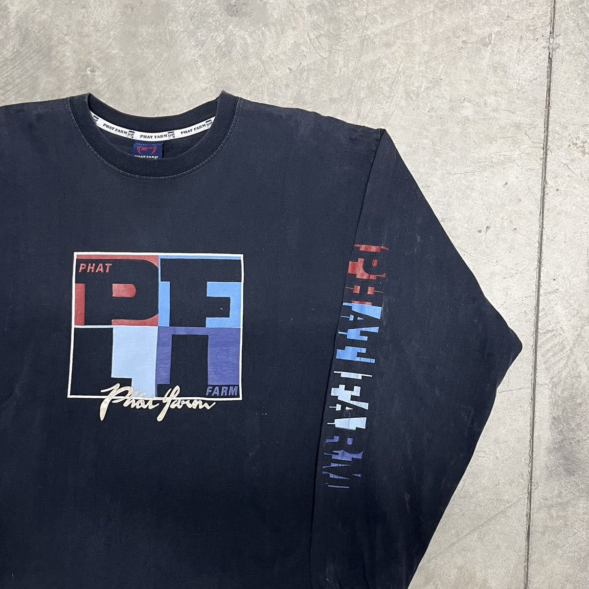 Phat Farm × Vintage Vintage Y2K Phat Farm Long Sleeve Tee Size US XL / EU 56 / 4 - 3 Thumbnail