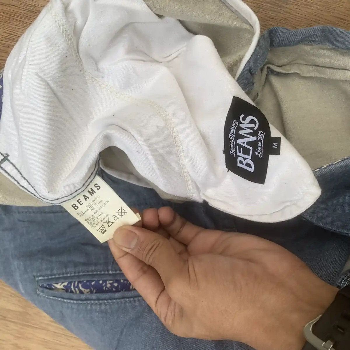 Beams Plus ⚡️ FLASH SALE ⚡️ VINTAGE BEAMS TROUSERS CROPPED ANKLE PANTS Size US 32 / EU 48 - 7 Thumbnail