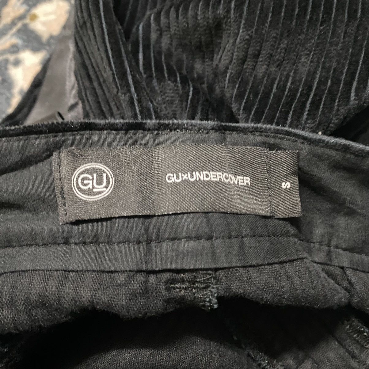 GU × Undercover GU UNDERCOVER Lace Corduroy Baggy Wide Leg Pants Size 26" / US 2 / IT 38 - 19 Thumbnail
