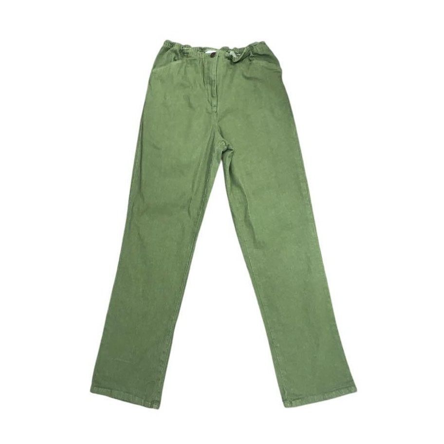 Other Vintage Blair Green Trouser Pants Drawstring Bangladesh Sz 8 Size 30" / US 8 / IT 44 - 1 Thumbnail