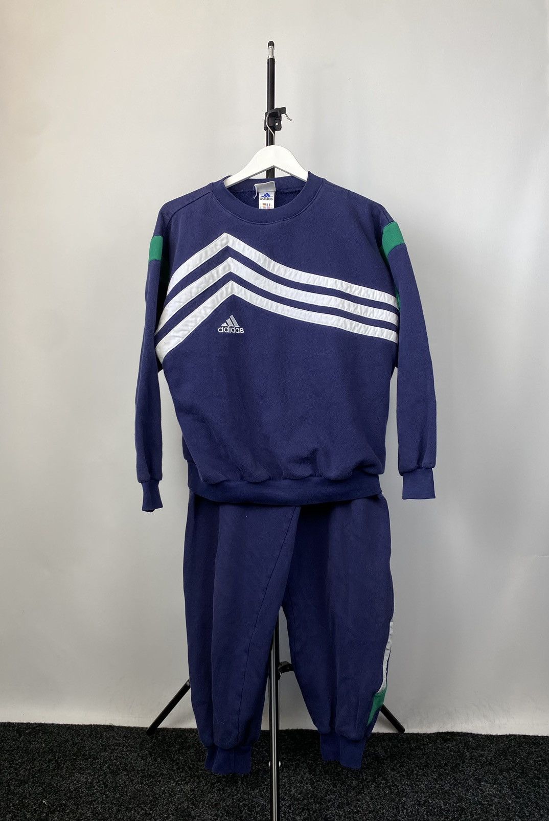 Adidas × Vintage Vintage Adidas 90’s Basic Streetwear Sport Suit Size US M / EU 48-50 / 2 - 2 Thumbnail