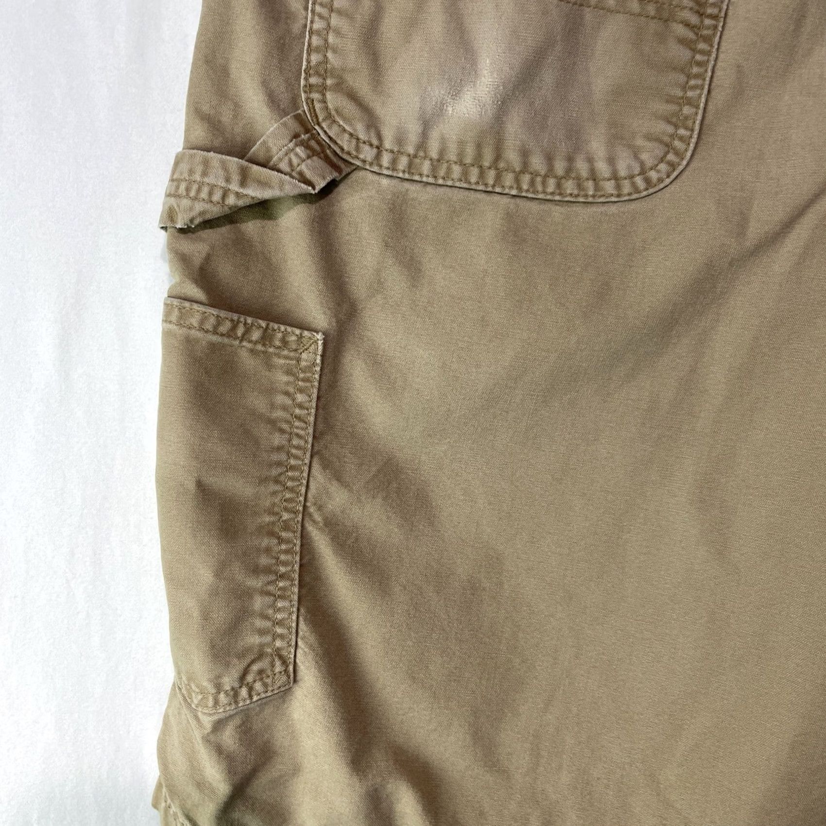 Carhartt Carhartt Shorts Mens 42 Carpenter Cargo B147 DKH Work Original Fit Mens Regular Cargo Beige Cotton Short 42 Inseam 10 Size US 40 / EU 56 - 7 Thumbnail