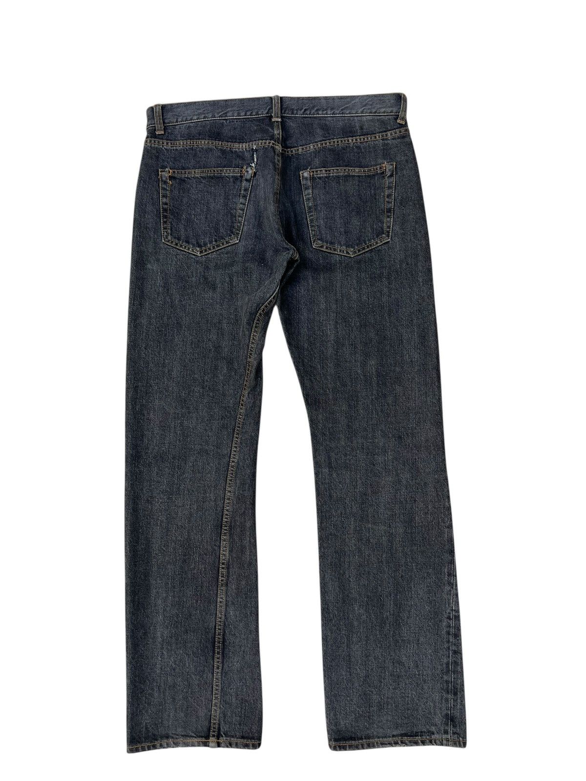Comme des Garcons Homme 2005 CDGH AD2005 Black Denim Selvedge Jeans Size US 32 / EU 48 - 15 Thumbnail