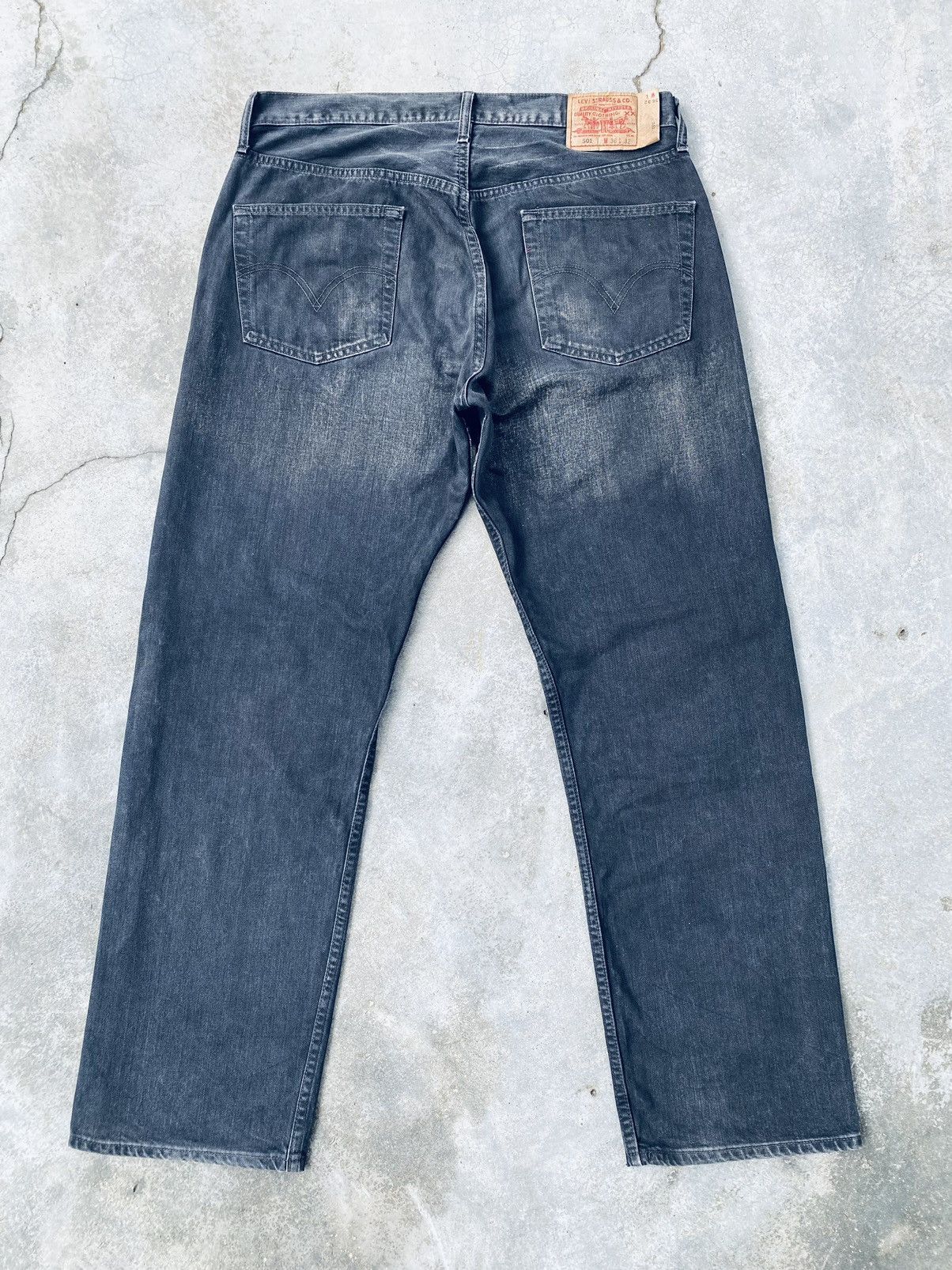 Levi's Vintage 90s Levis 501 Luster Denim Pants Size US 36 / EU 52 - 2 Thumbnail