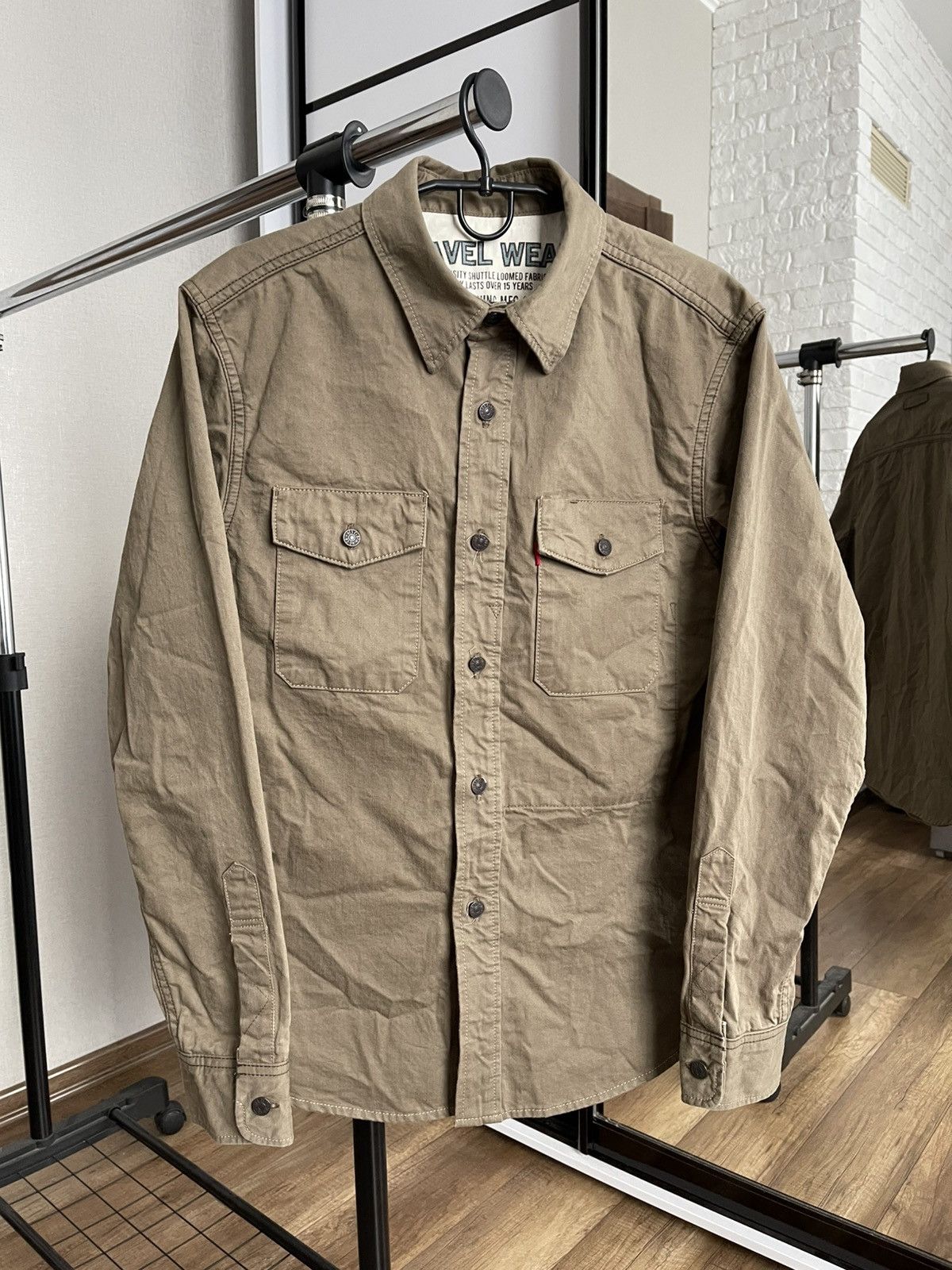 UES Clothing UES Clothing Japan Travel Wear Shirt Button Up Size US L / EU 52-54 / 3 - 1 Thumbnail