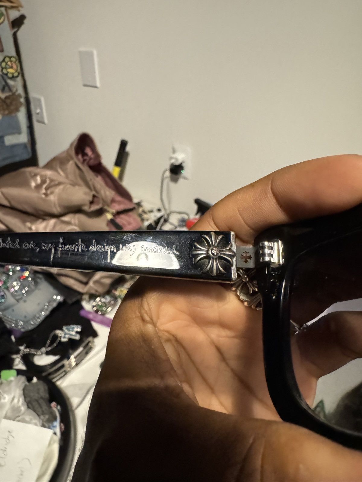 Chrome Hearts × Matty Boy Chrome Hearts TEAR DROP JOHNNY II Frames Size ONE SIZE - 5 Thumbnail