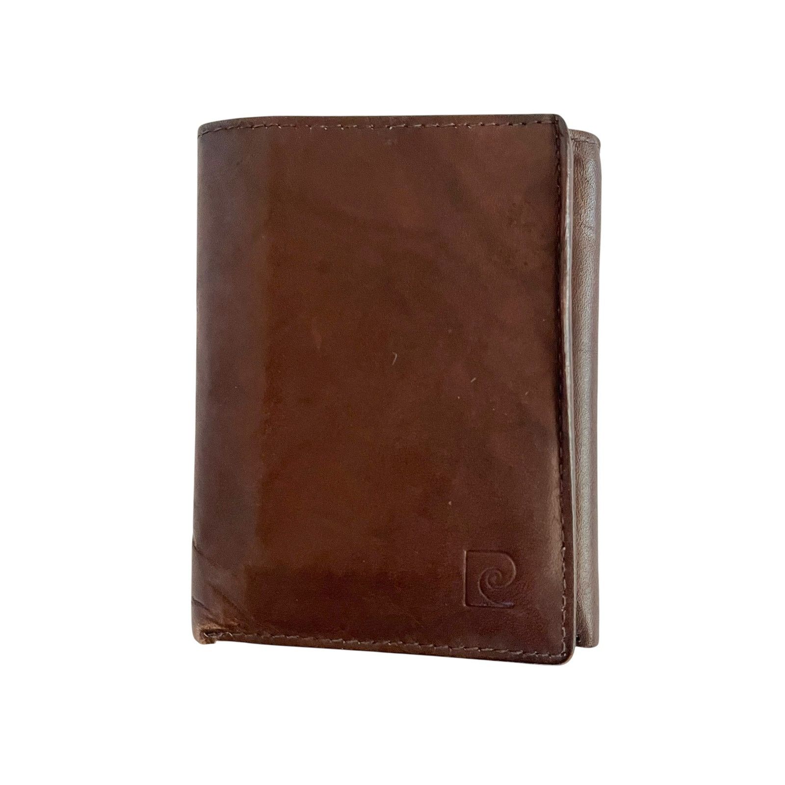 Pierre Cardin × Vintage Vintage Pierre Cardin Brown Leather Trifold Wallet Size ONE SIZE - 1 Thumbnail