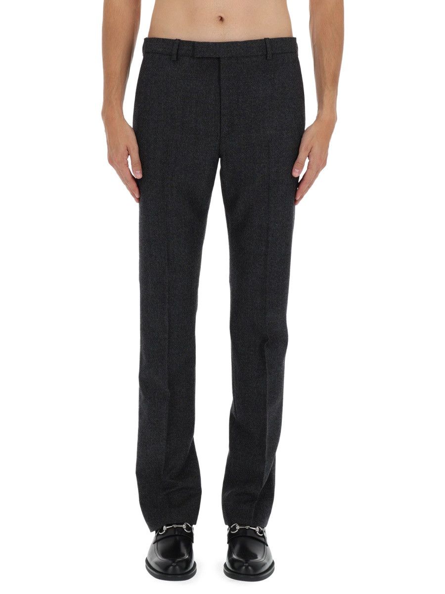 Gucci GUCCI PANTS "MOULINÉ" - GREY (IT 50) Size US 34 / EU 50 - 1 Thumbnail