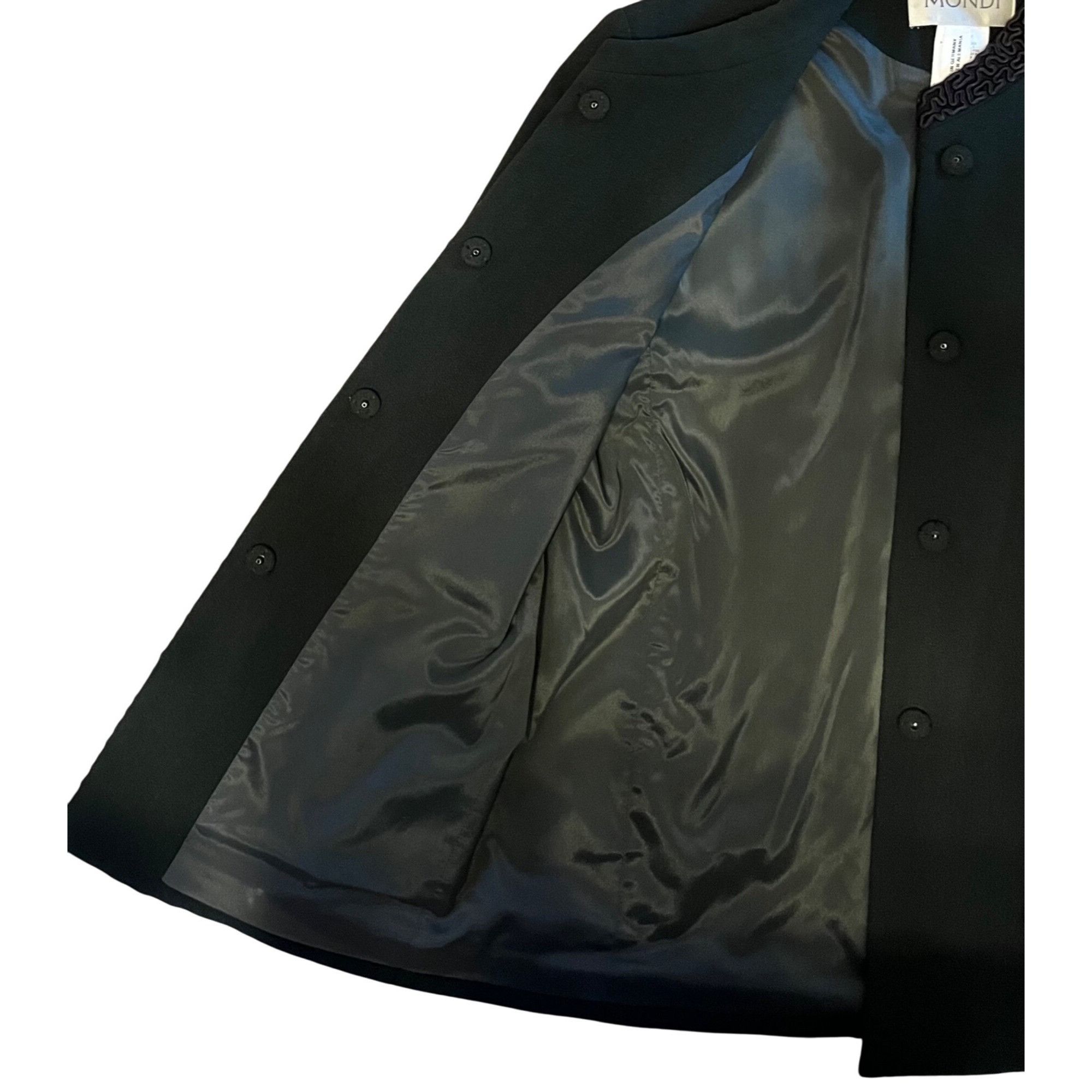 Vintage VTG 80’s Mondi 34 6 Wool Blazer Pockets Long Jacket Germany Size M / US 6-8 / IT 42-44 - 4 Thumbnail