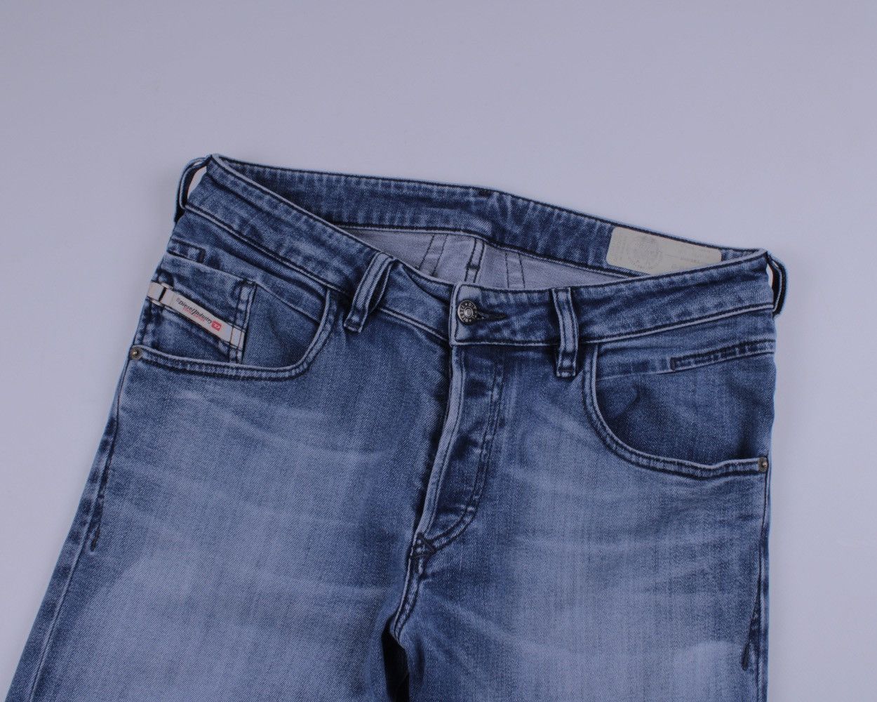 Diesel DIESEL D-BAZER Tapered Blue Slim Denim Stretch Jeans Size US 30 / EU 46 - 3 Thumbnail