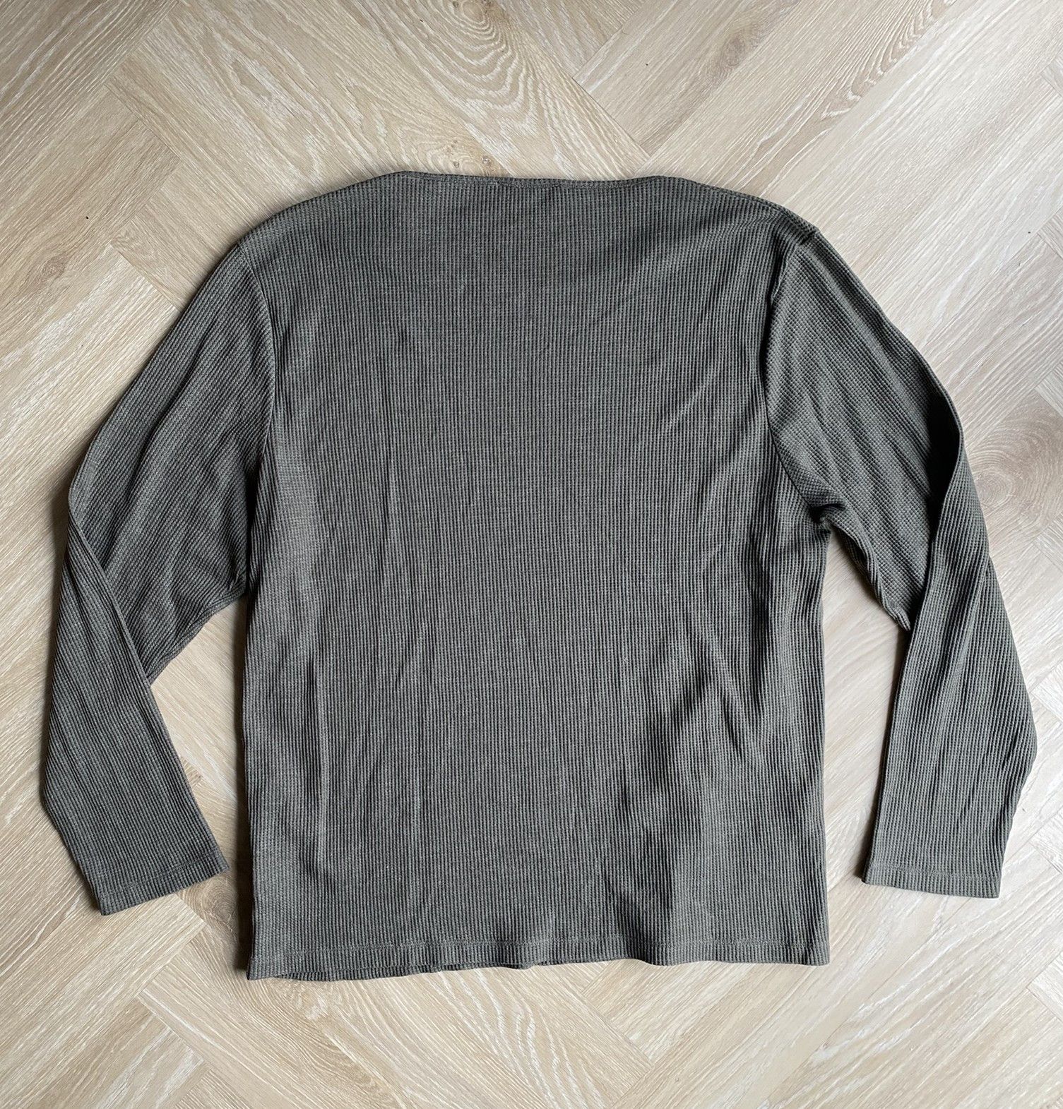 Our Legacy Forest Green Waffle - Fine Longsleeve Size US XL / EU 56 / 4 - 8 Thumbnail