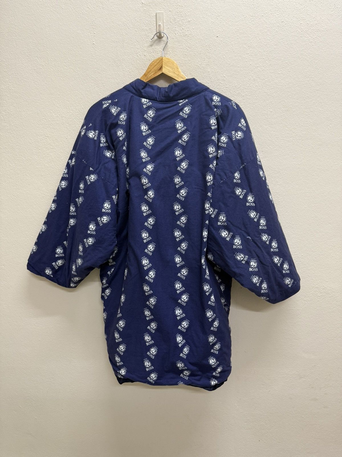 Japanese Brand Vintage Coffee Boss Fullprint Double Pocket Robe/Kimono Size US M / EU 48-50 / 2 - 14 Thumbnail