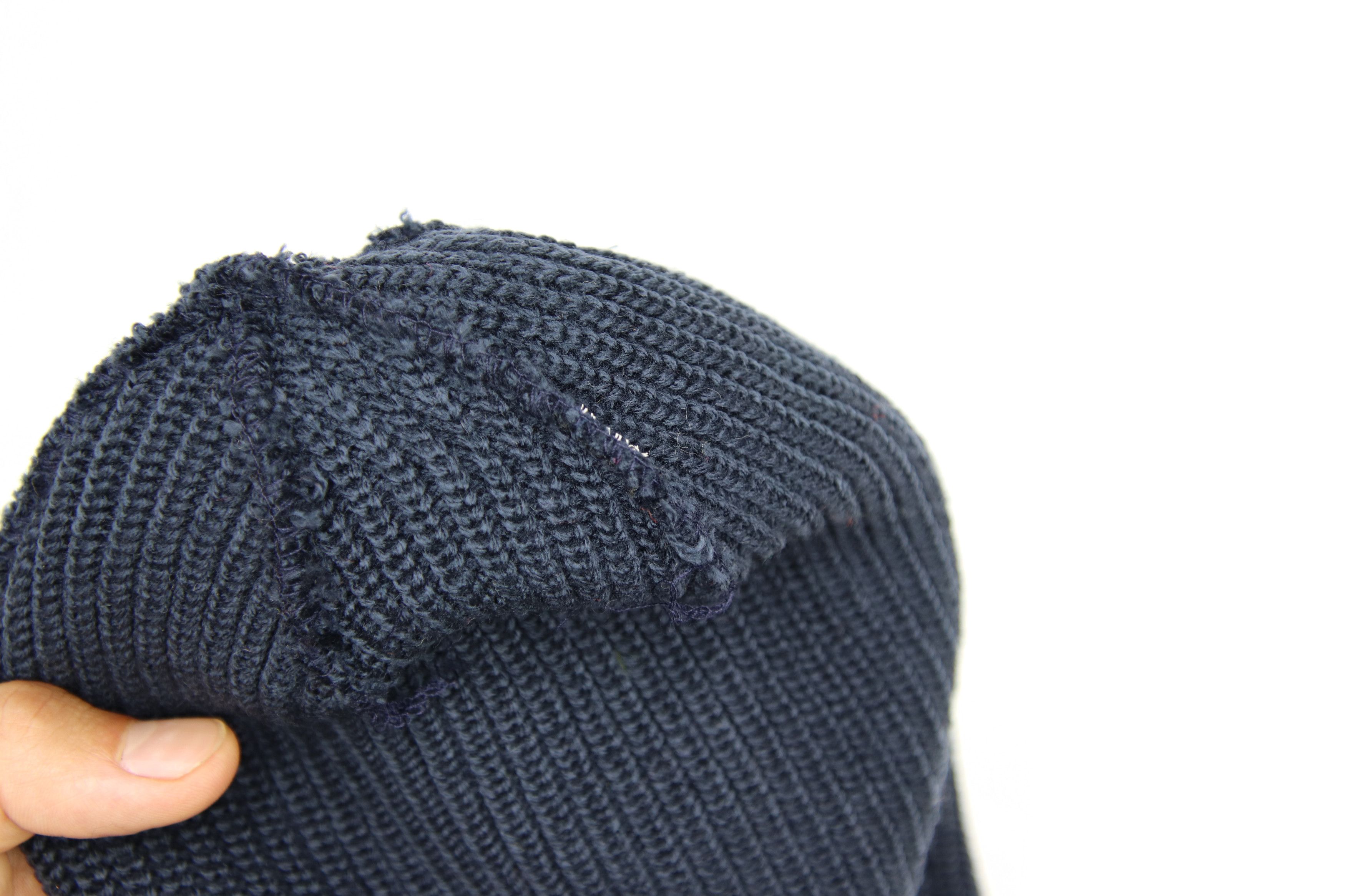 Noah Noah Winged Foot Logo Beanie Navy (No Tag) Size ONE SIZE - 3 Thumbnail