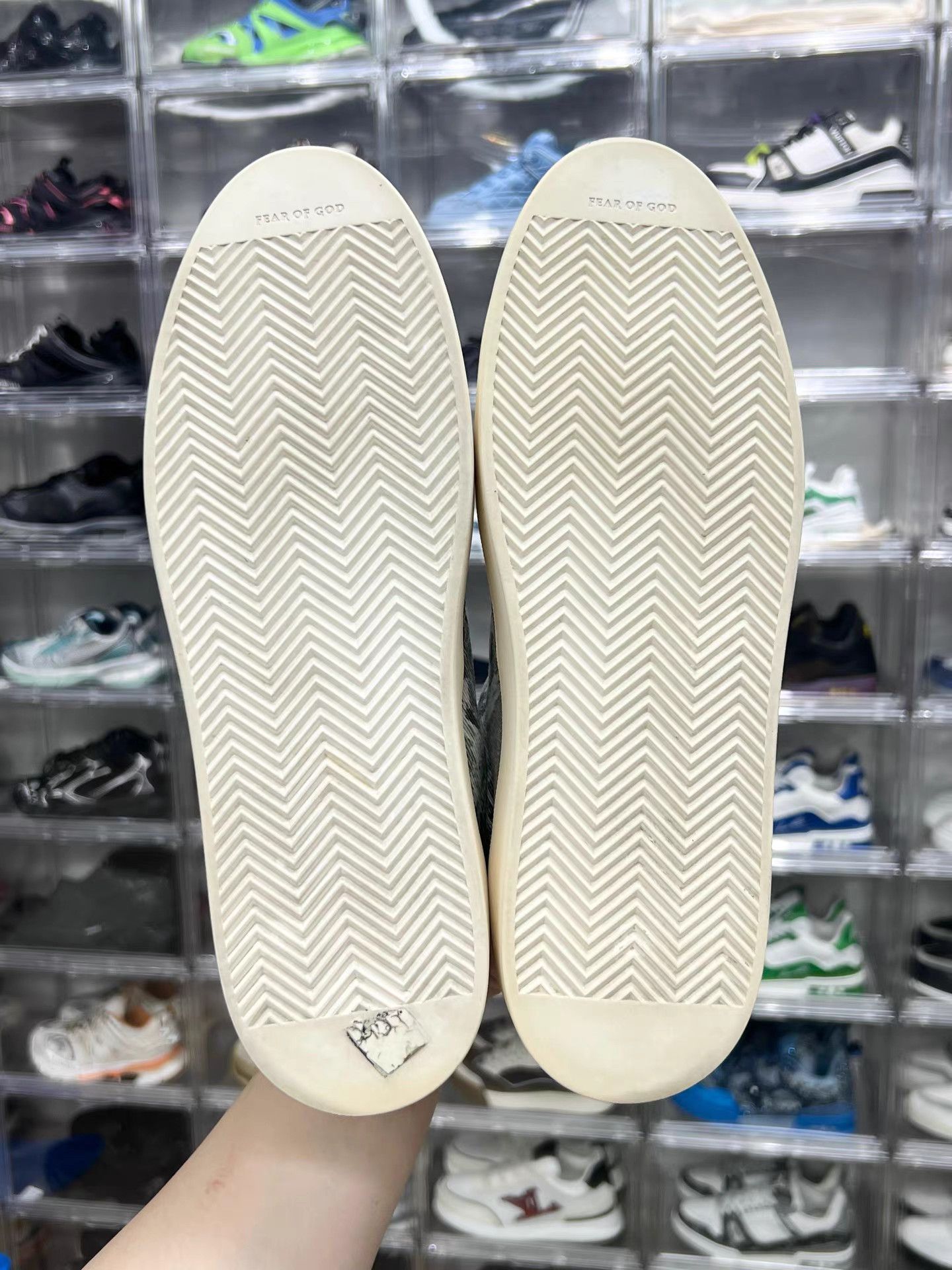 Fear of God FOG 101 Floral Off-White Canvas Low-Top Sneakers K15 Size US 10 / EU 43 - 8 Thumbnail