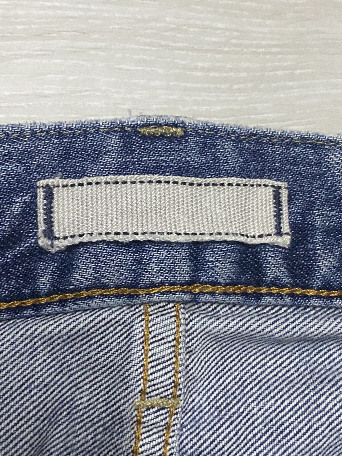 Japanese Brand Vintage japanese Uniqlo Blue Wash Grunge Selvedge Jeans Size US 34 / EU 50 - 12 Thumbnail