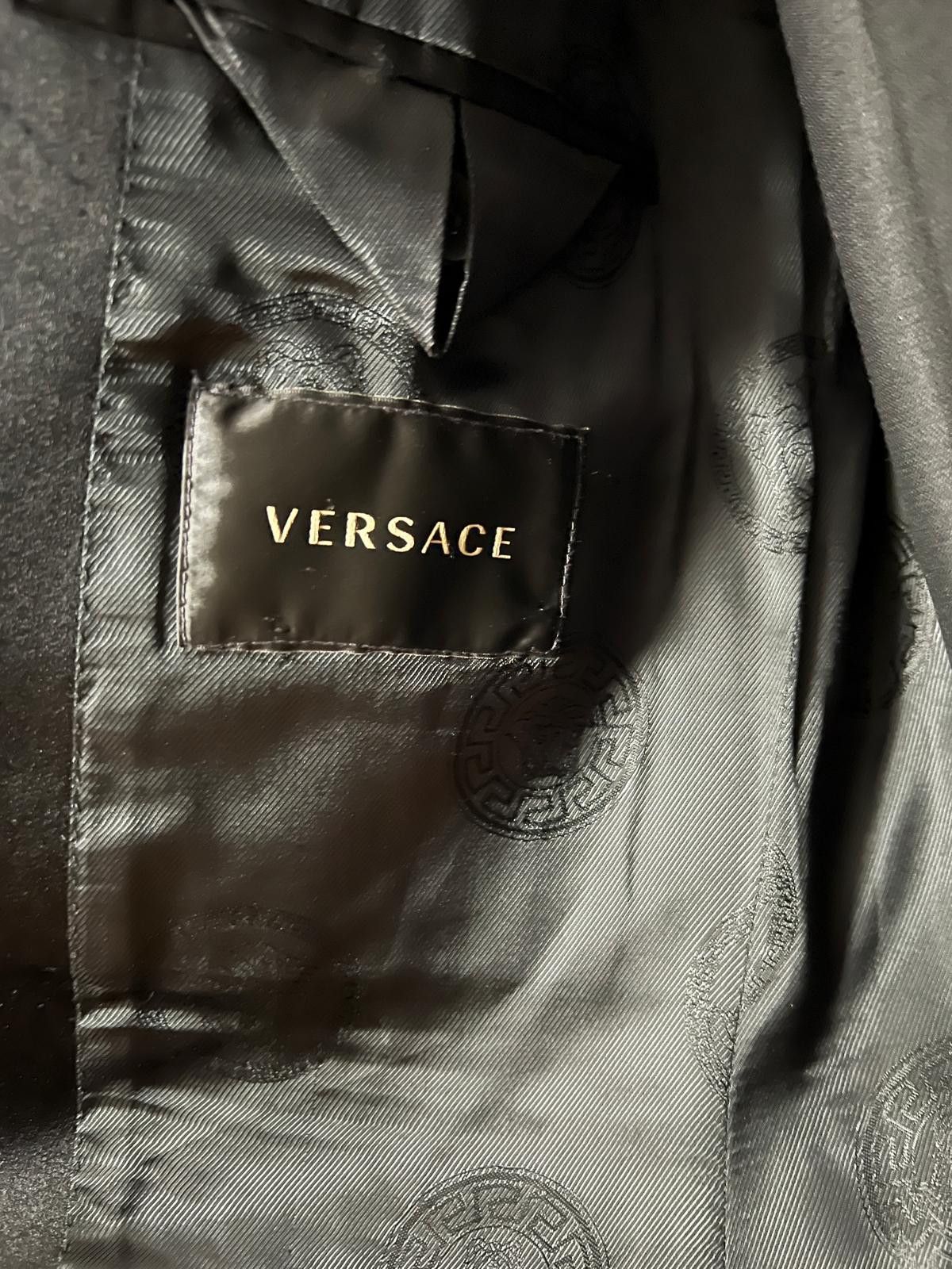 Versace Versace Black Wool Tuxedo Size 48R - 2 Thumbnail