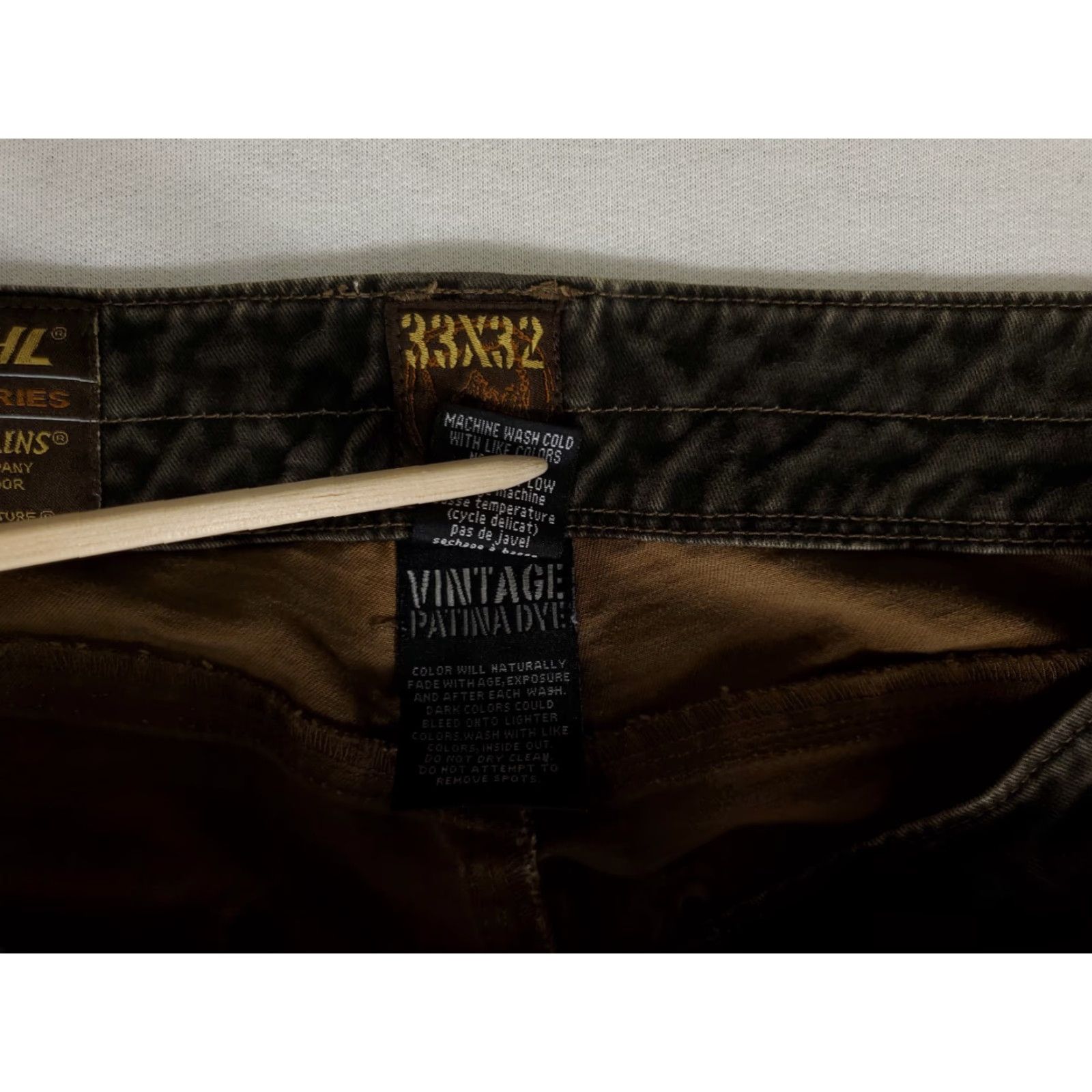 Vintage VINTAGE Kuhl Jeans Crag Series Jeans Mens 33x32 Brown Patina Dye Straight Size US 33 - 5 Thumbnail