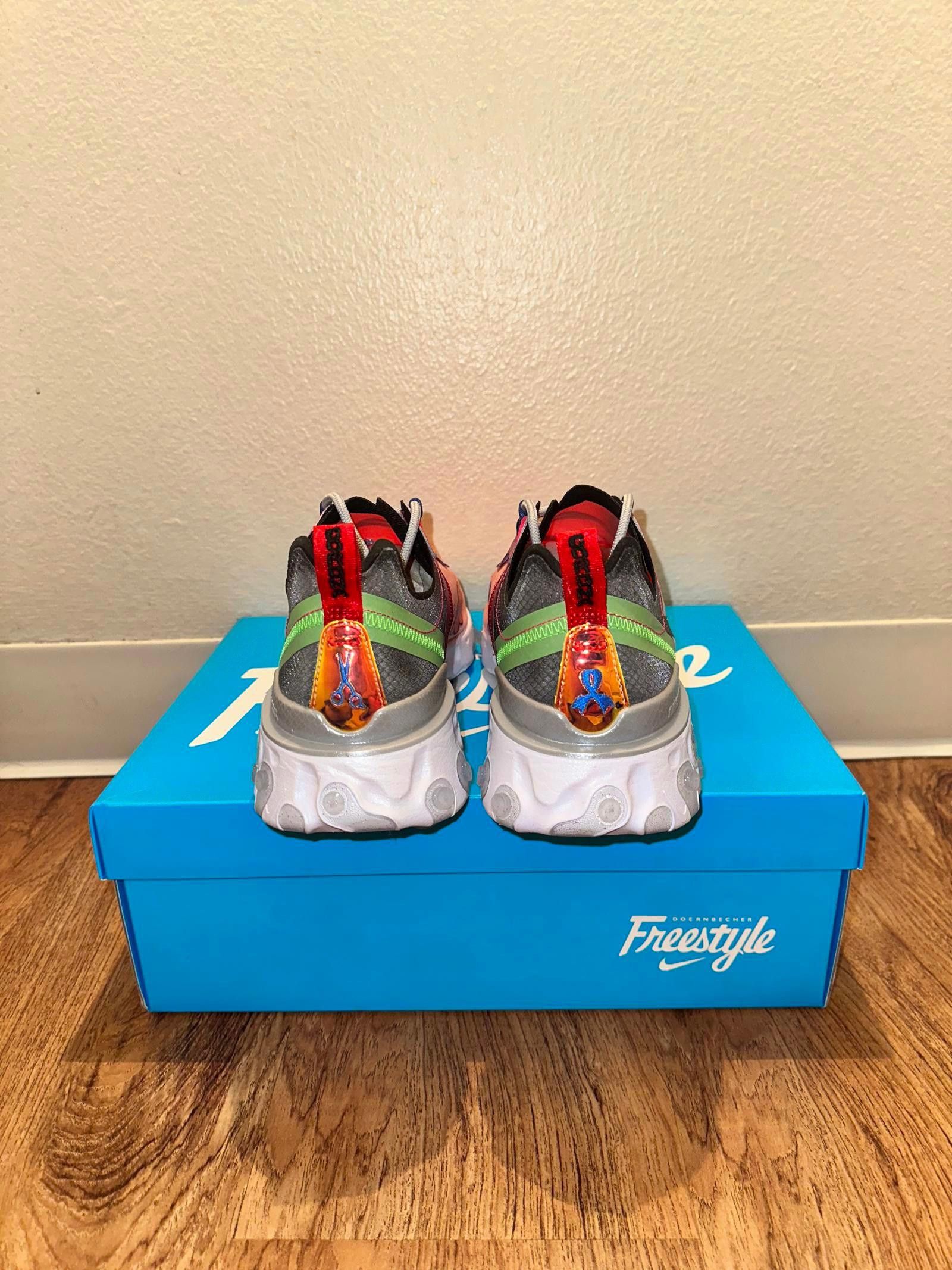 Nike Nike React Element 55 Doernbecher (2019) Size US 10 / EU 43 - 2 Thumbnail