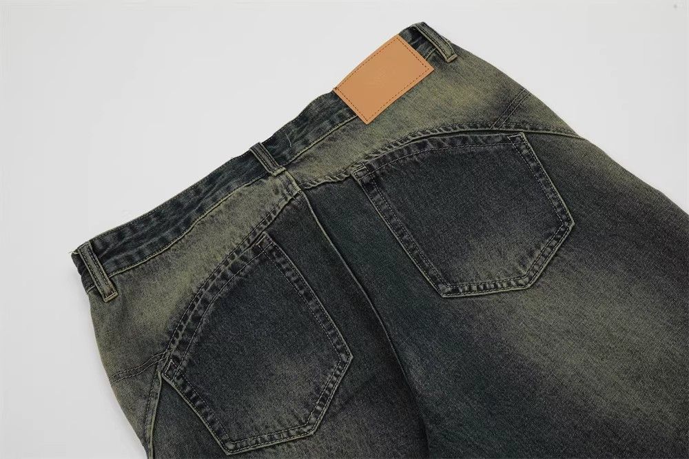 Japanese Brand × Jean Washed men's loose casual flared jeans Size US 32 / EU 48 - 5 Thumbnail