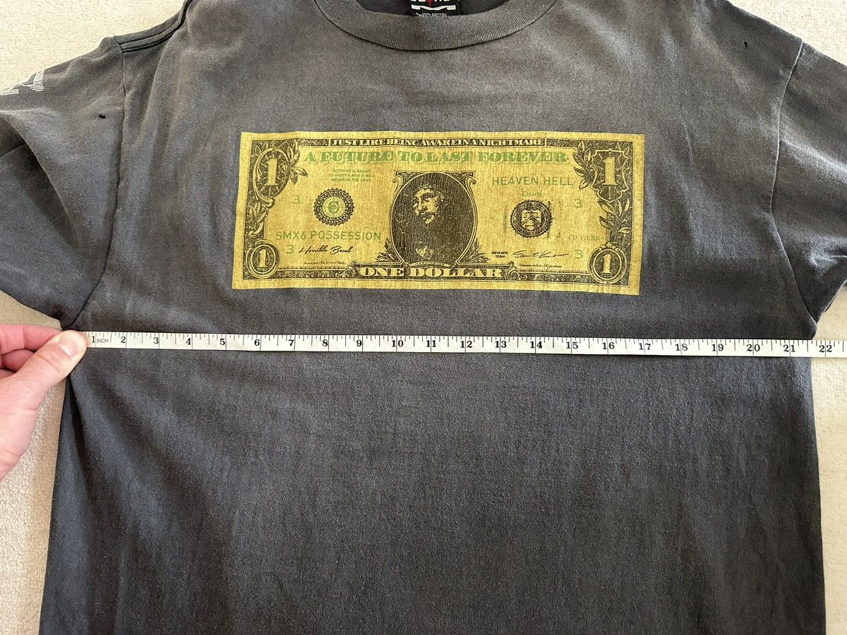 Saint Michael Saint Mxxxxxx Michael anxiety dollar gray sleeve t shirt M Size US M / EU 48-50 / 2 - 5 Thumbnail