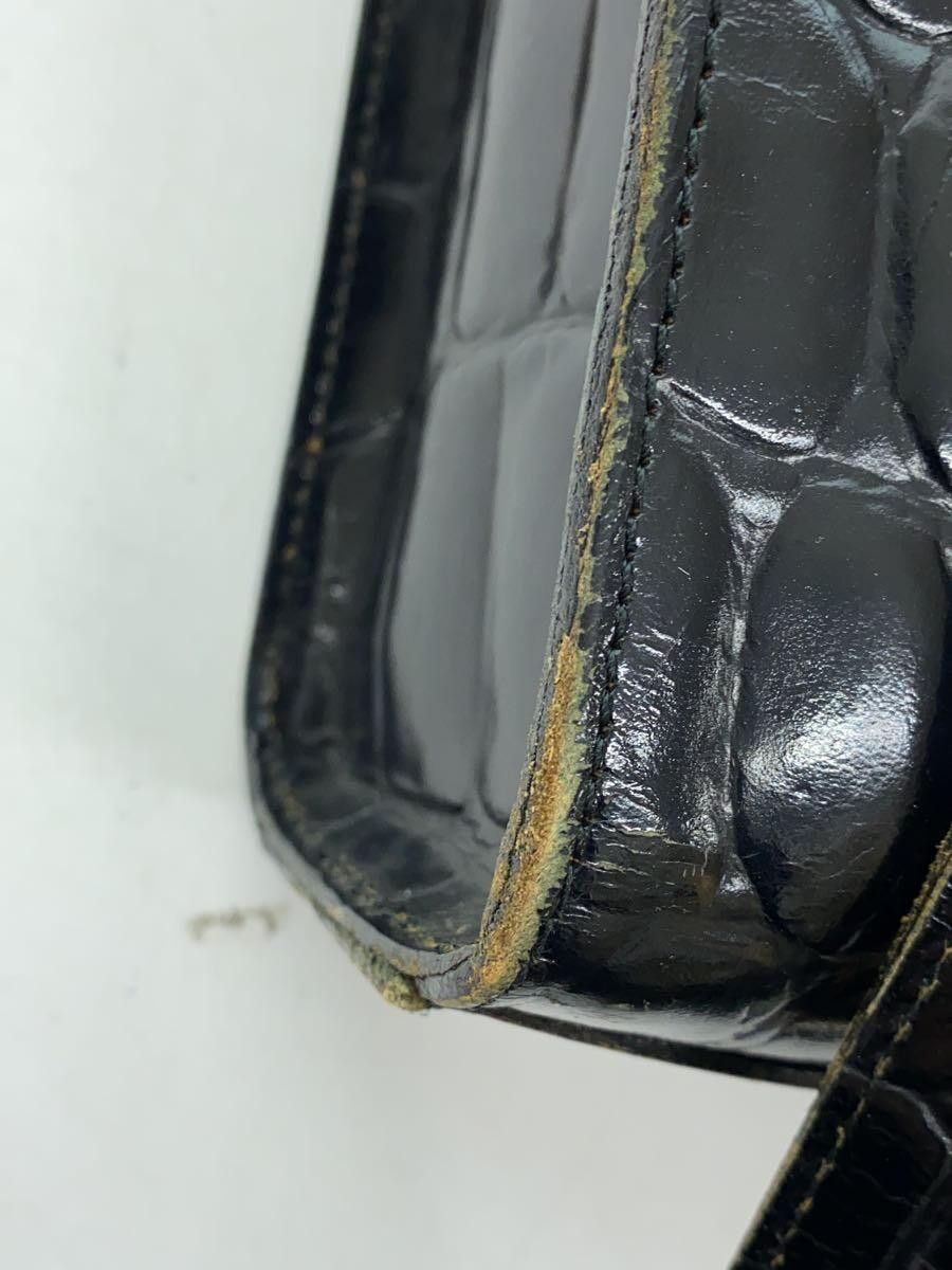 Jean Paul Gaultier Crocodile Embossed Leather Shoulder Bag Size ONE SIZE - 5 Thumbnail