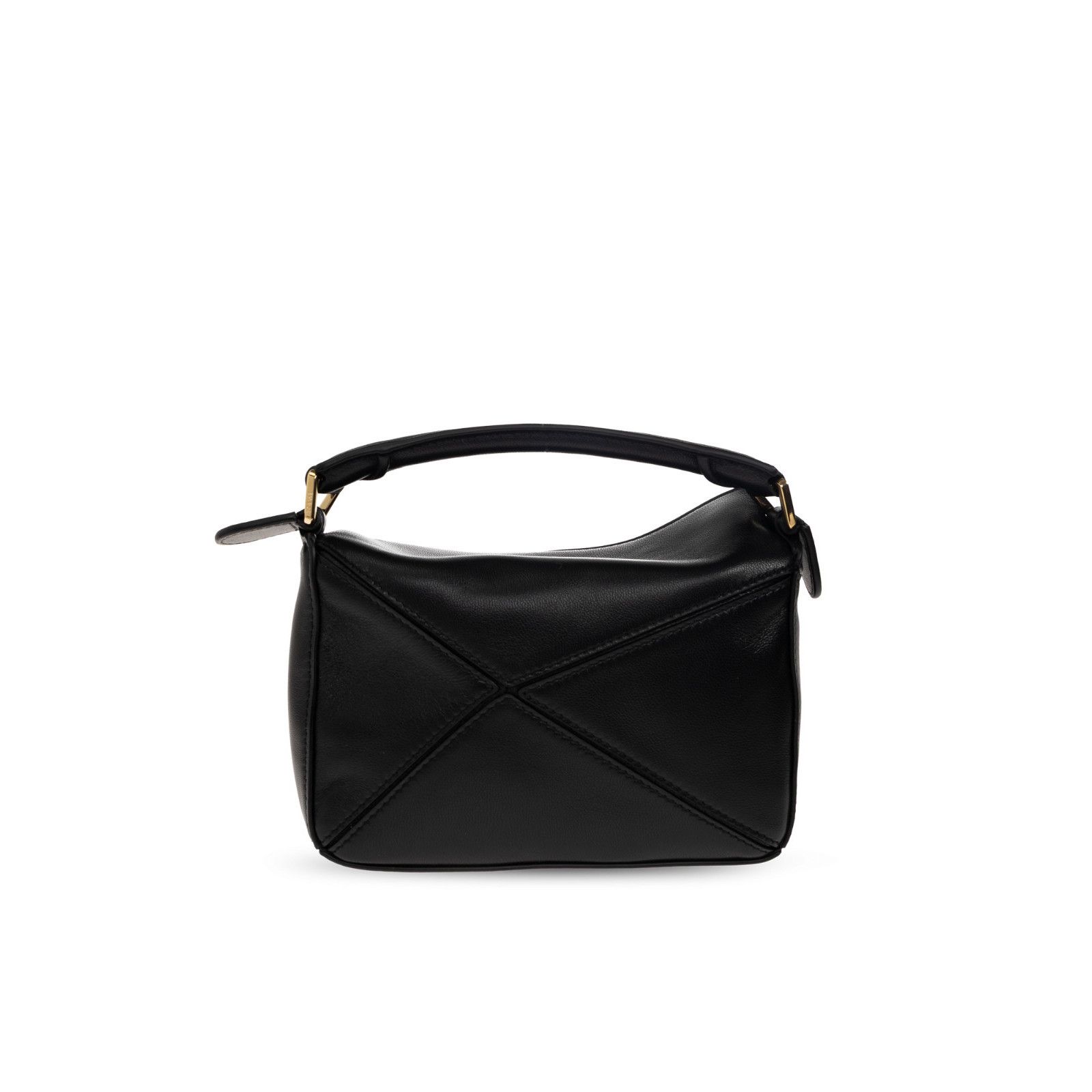 Loewe LOEWE $3850 Mini Featherlight Puzzle Black Top Handle Bag Ne Size ONE SIZE - 2 Thumbnail