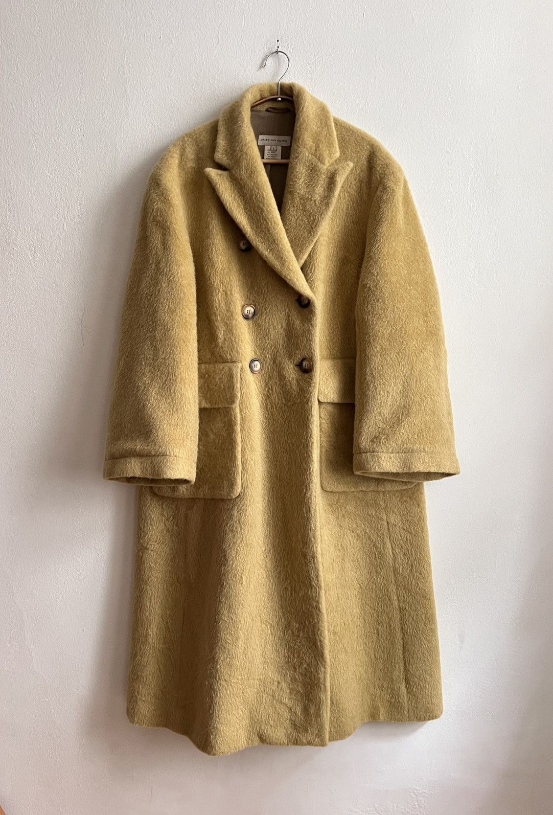 Dries Van Noten 1999 Dries Van Noten Alpaka/Wool oversized coat Size L / US 10 / IT 46 - 1 Thumbnail