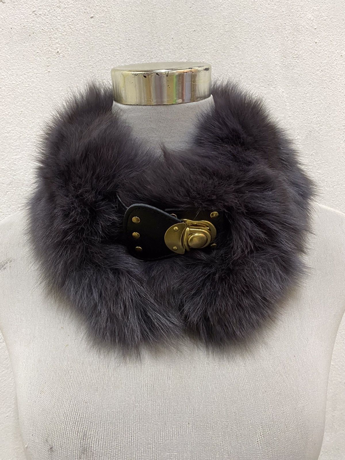 Japanese Brand × Vintage Japanese Brand Tiedeur Fox Fur Neck Warmer Muffler Scarves Size ONE SIZE - 3 Thumbnail
