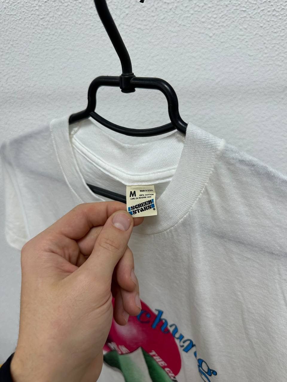 Band Tees × Vintage Wang Chung 1984 Rare Points on the Curve T-Shirt Size US S / EU 44-46 / 1 - 7 Thumbnail