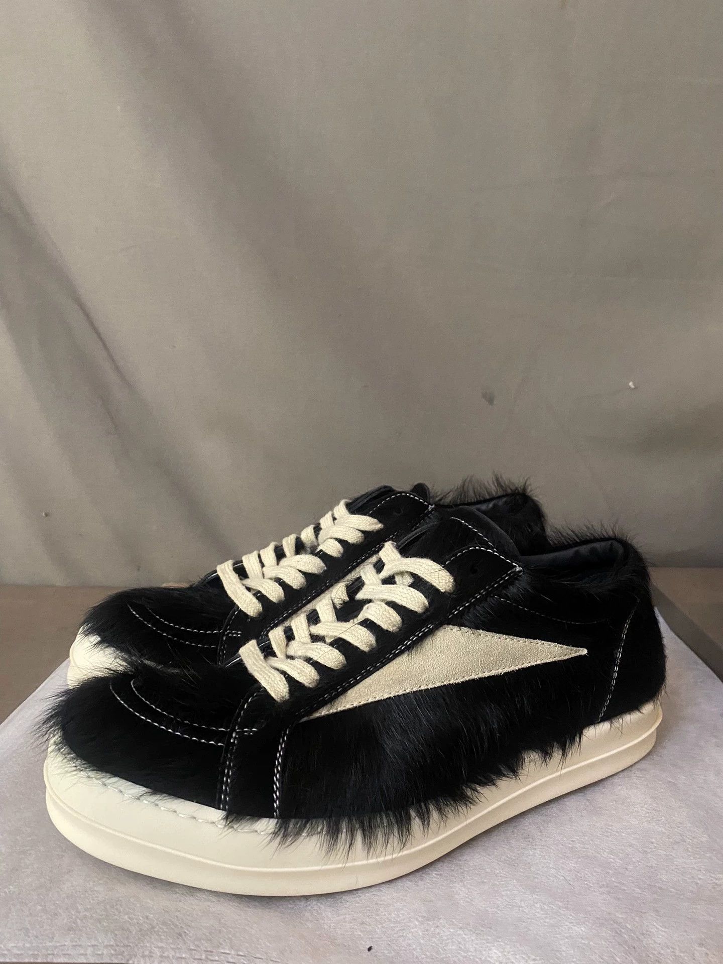 Rick Owens Rick Owens main line black horsehair sneakers Size US 7 / EU 40 - 6 Thumbnail