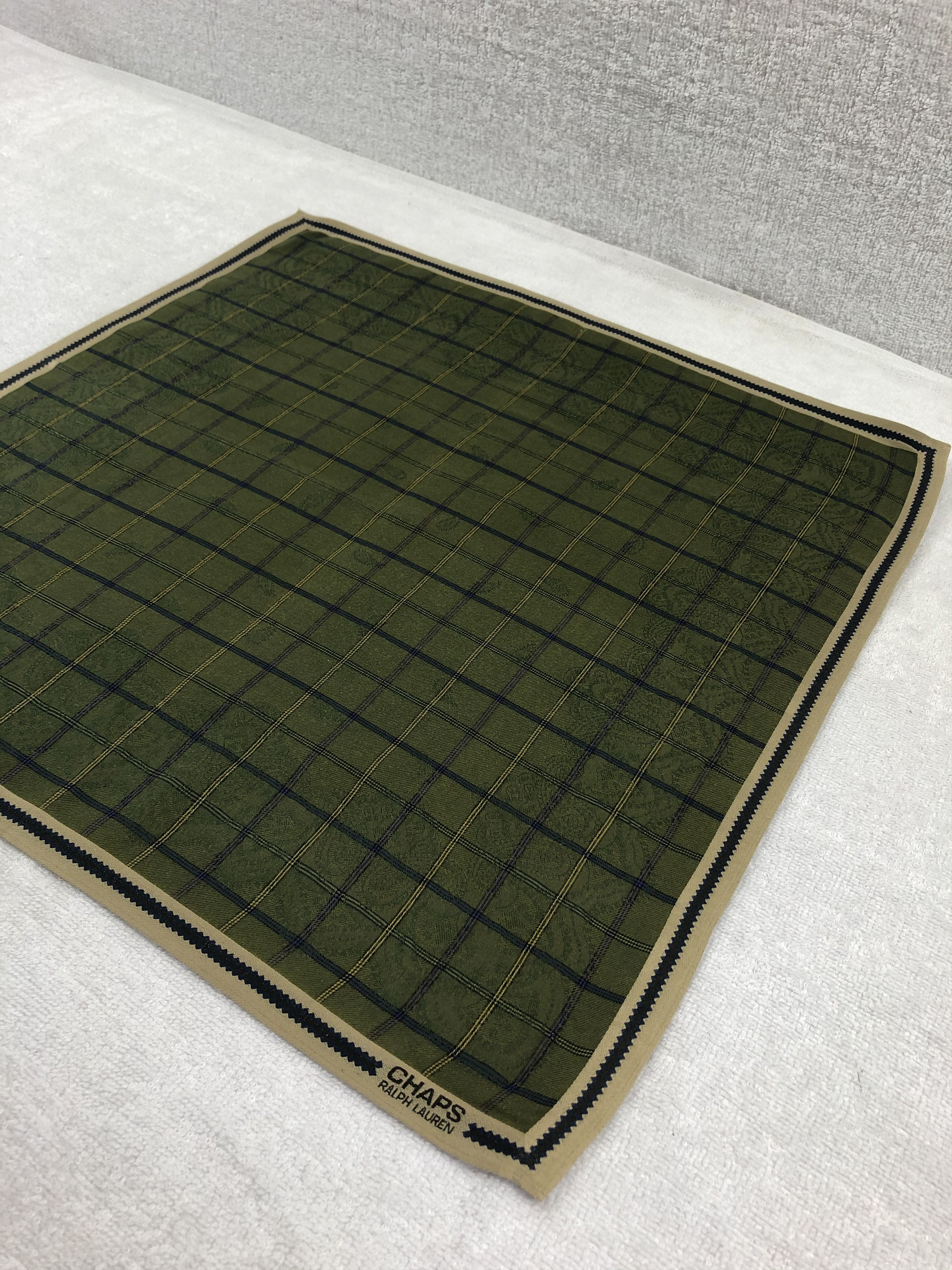 Chaps Ralph Lauren × Vintage Chaps Ralph Lauren Bandana / Handkerchief / Neckerchief Size ONE SIZE - 3 Thumbnail