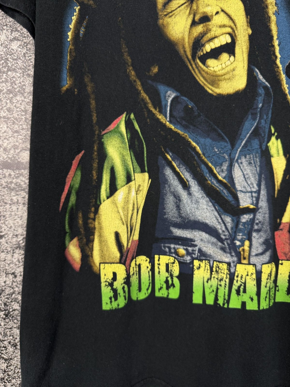 Band Tees Men’s Bob Marley T-Shirt Vintage Music Rap Hip-Hop Tee Sz L Size US L / EU 52-54 / 3 - 7 Thumbnail