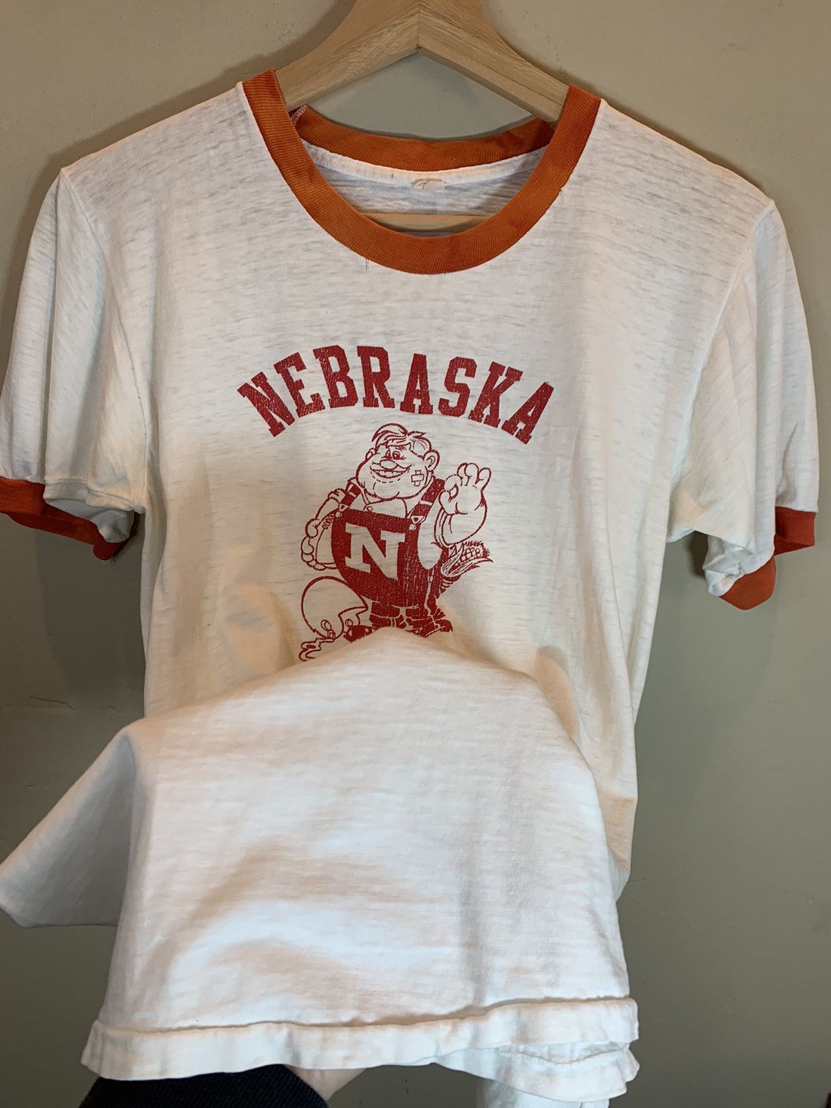 Vintage RARE* Vintage 60’s Nebraska Corn Huskers Single Stitch Shirt Size US M / EU 48-50 / 2 - 3 Thumbnail