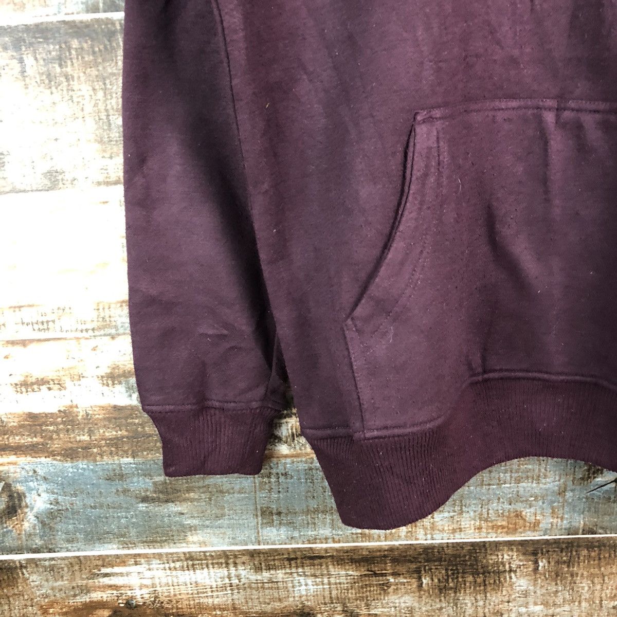 Pull & Bear Pull Bear Purple plain Hoodie #A1944 Size US M / EU 48-50 / 2 - 7 Thumbnail