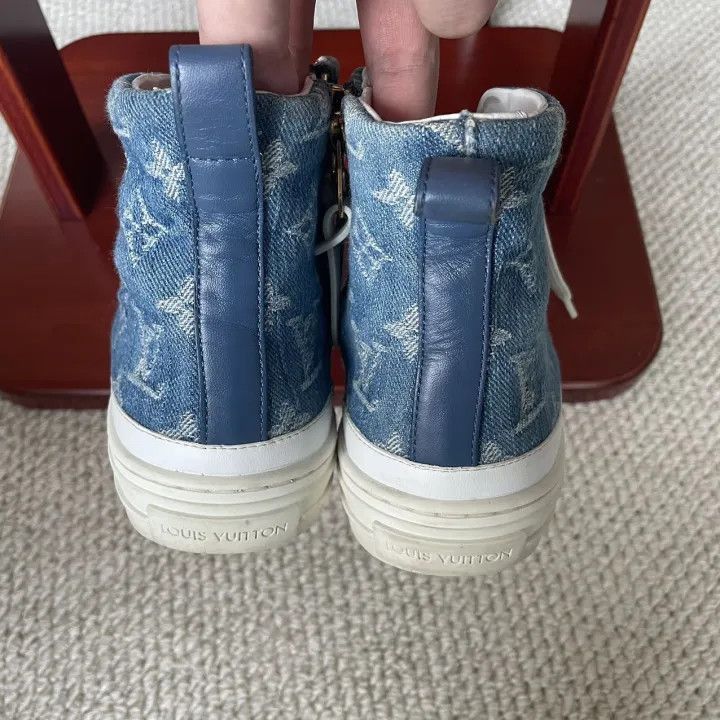 Louis Vuitton Louis Vuitton Stellar Casual Sneakers in Blue -2508 Size US 6.5 / EU 39-40 - 2 Thumbnail