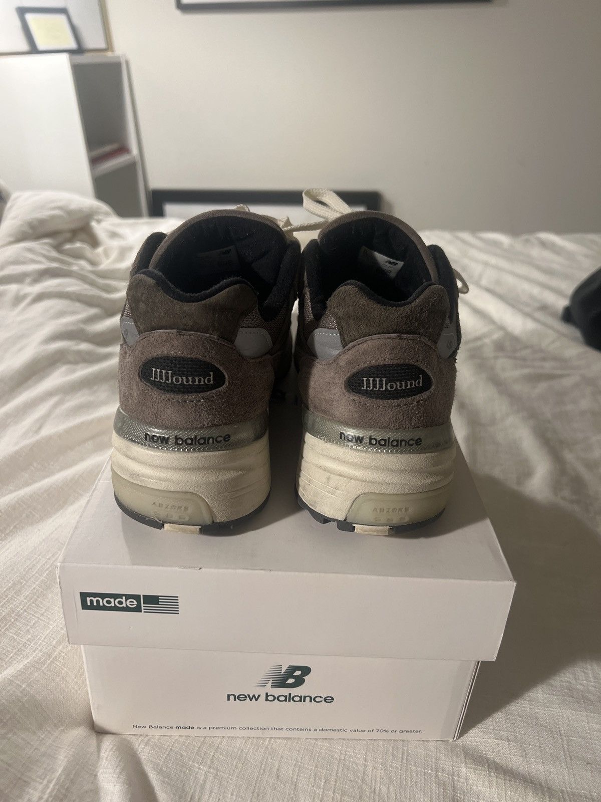 JJJJound × New Balance Jjjjound Grey 992 Size US 8 / EU 41 - 5 Thumbnail