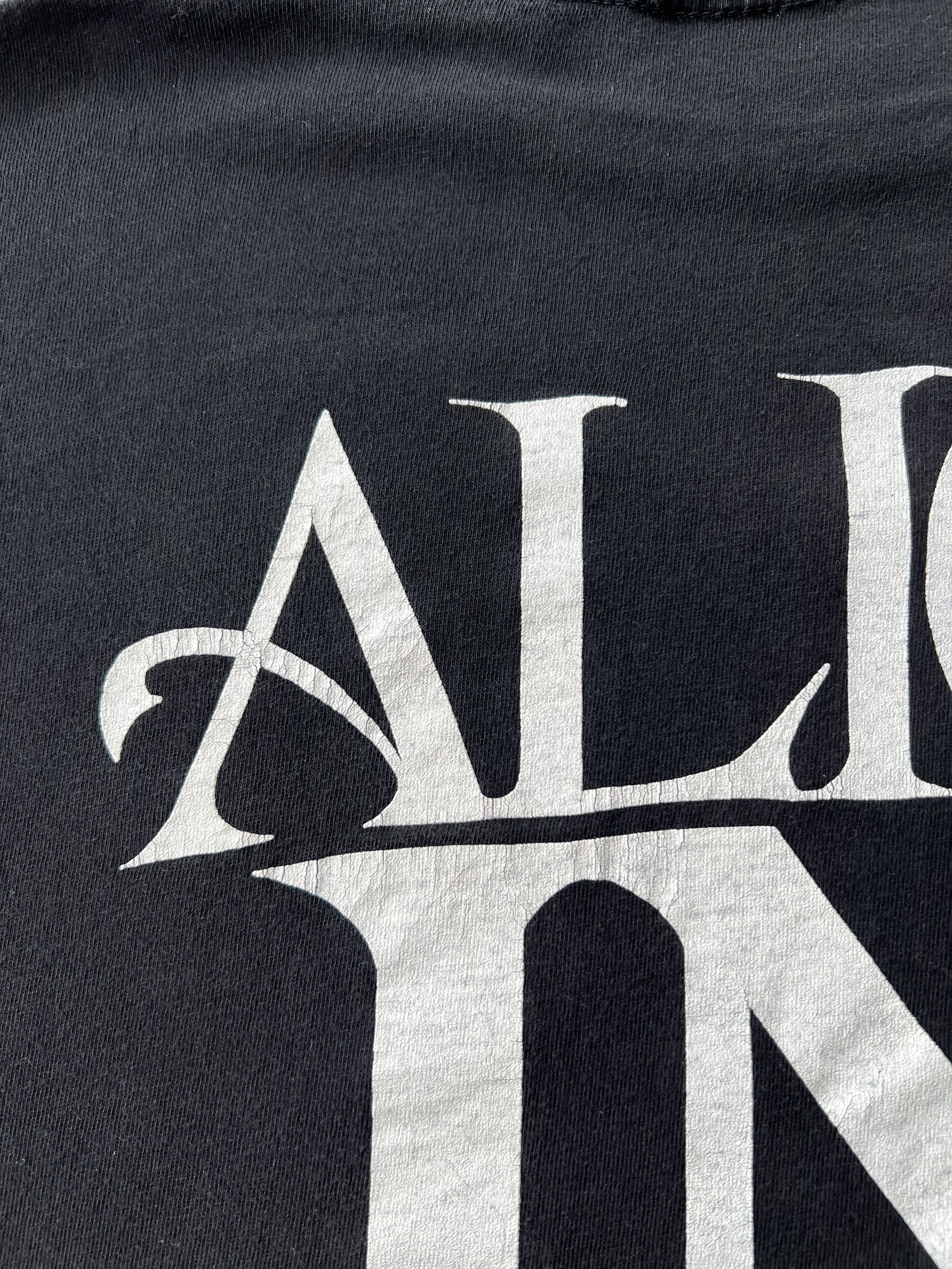 Band Tees Vintage 1992 Alice in Chains Wonderland Black T-shirt Size US XL / EU 56 / 4 - 16 Thumbnail