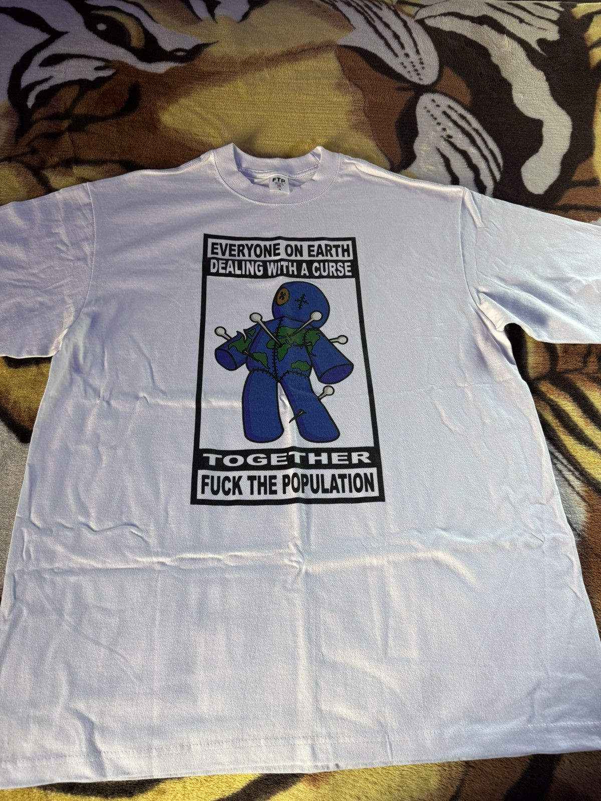 Fuck The Population FTP “Everyone On Earth” Size US XL / EU 56 / 4 - 3 Thumbnail