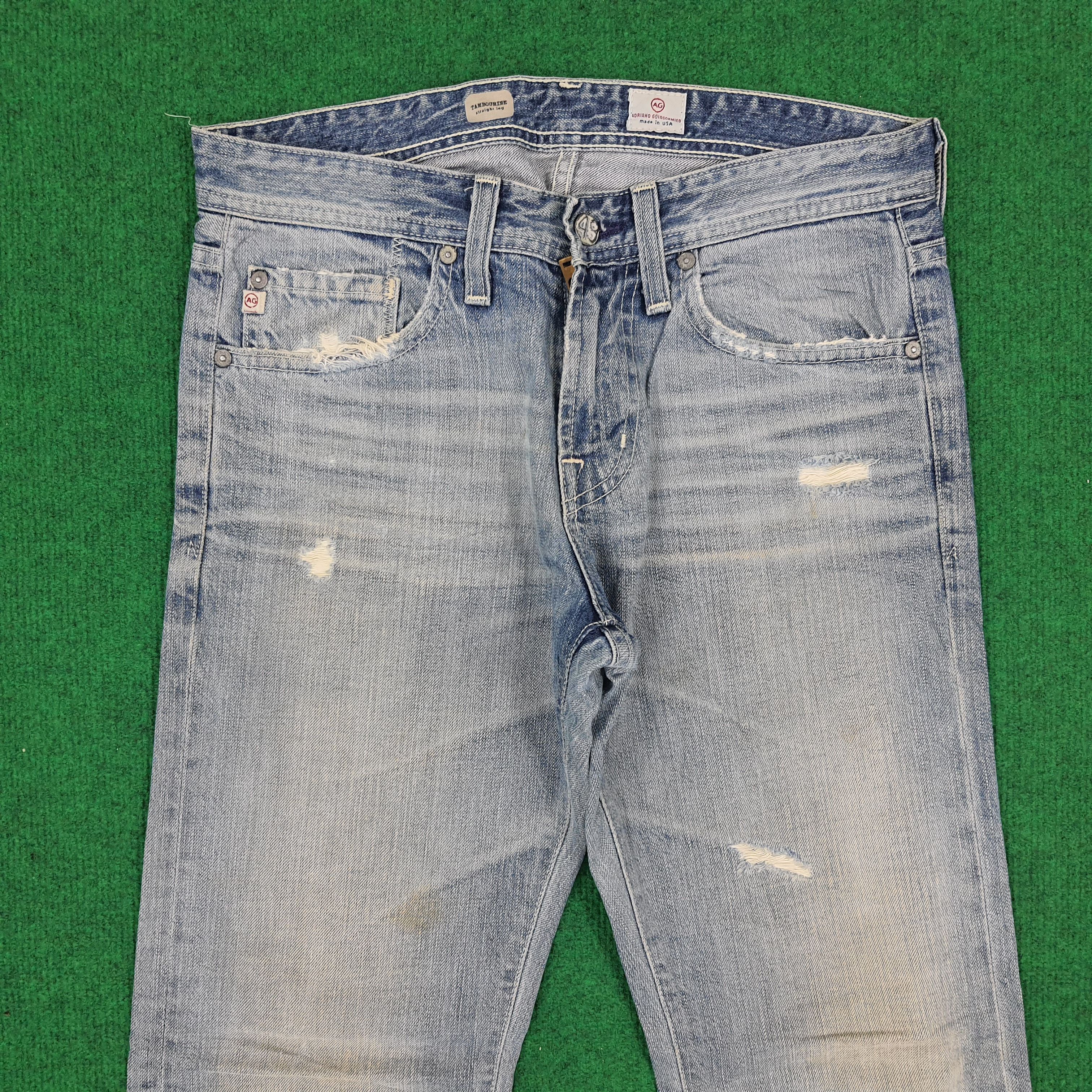 AG Adriano Goldschmied × Designer × Vintage Vintage AG Adriano Goldschmied Designer Denim Pants Size US 30 / EU 46 - 5 Thumbnail