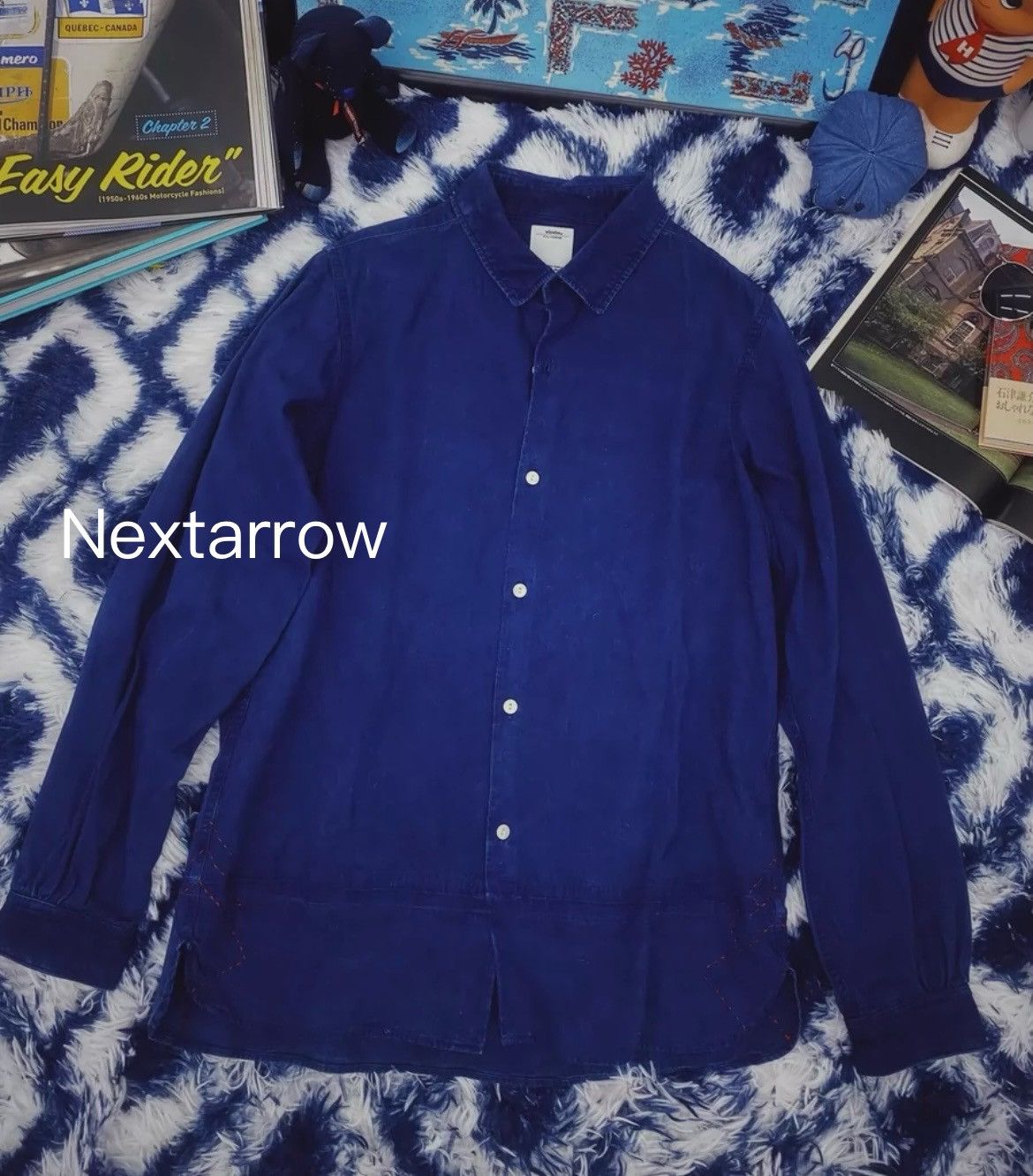 Visvim VisVim blue dye spiky shirt Size US M / EU 48-50 / 2 - 1 Thumbnail