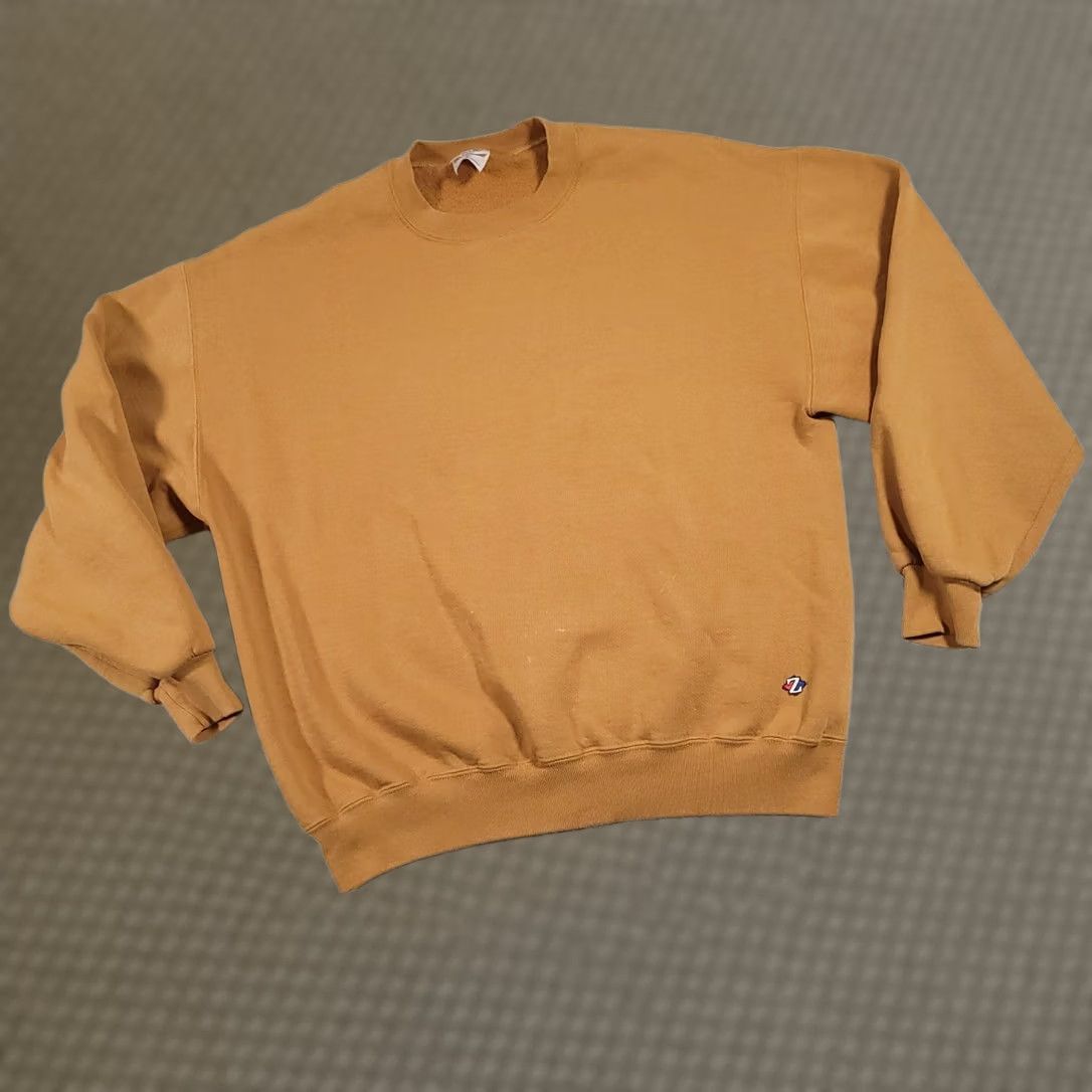 Jerzees VINTAGE Jerzees Sweatshirt Mens XL Brown Crewneck 90s USA Made Size US XL / EU 56 / 4 - 1 Thumbnail
