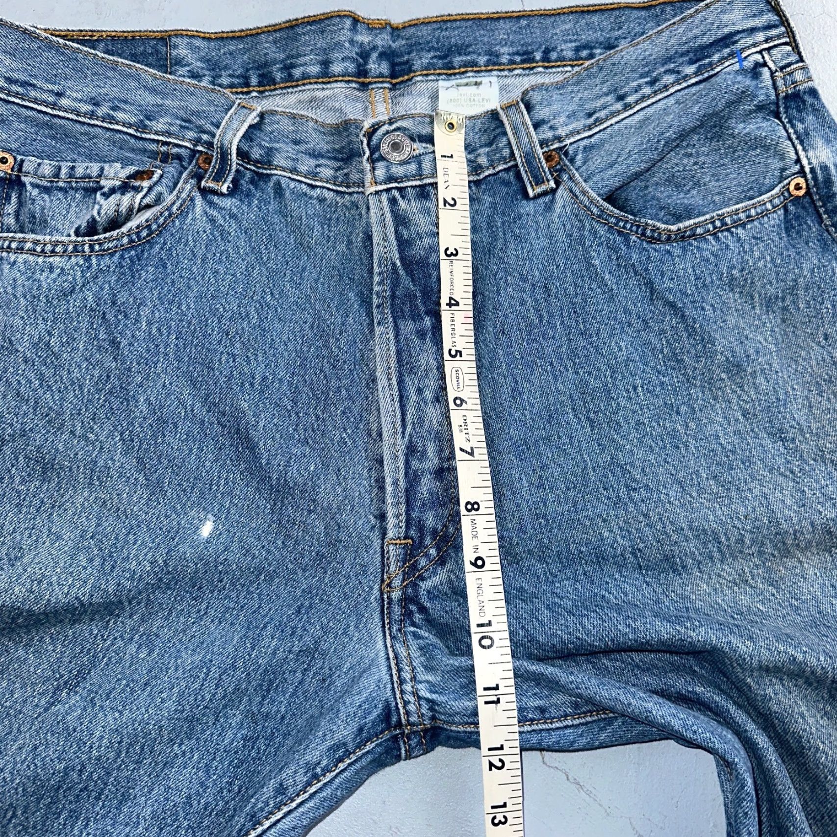 Levi's VINTAGE Levi's 501 Straight Leg Jeans 90s Mid Wash 36x34 Denim Comfort Mens Size US 36 / EU 52 - 6 Thumbnail